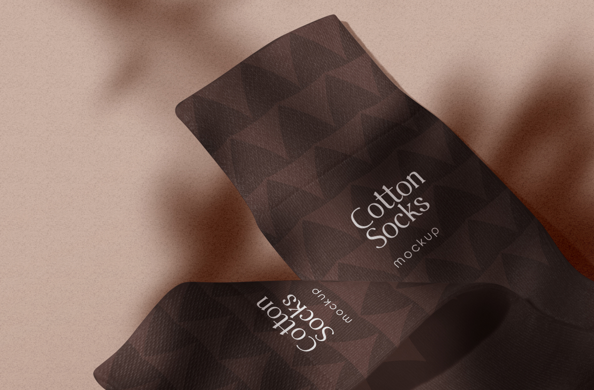 cotton socks mock-up