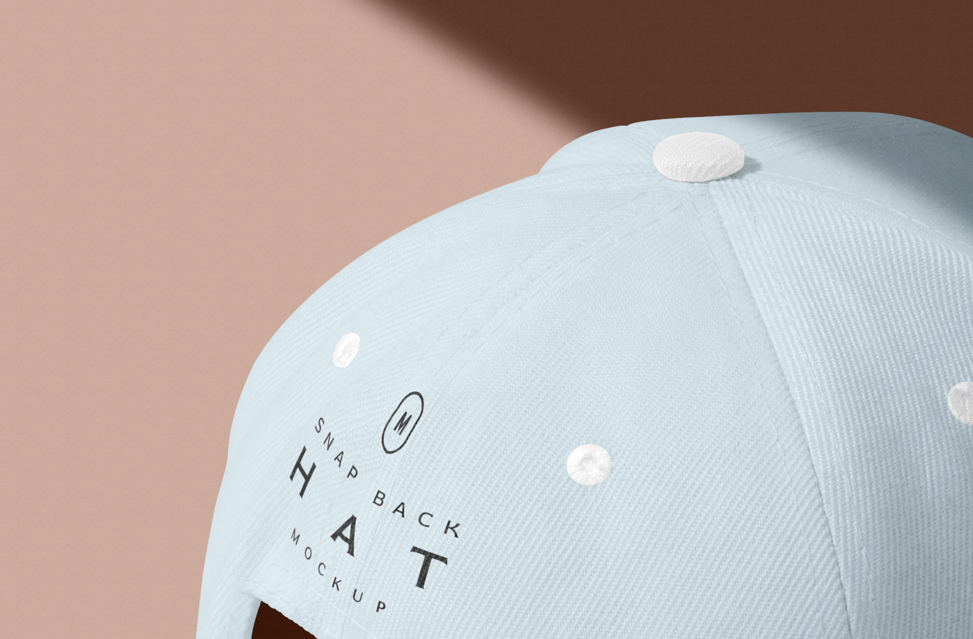 back view cap mockup