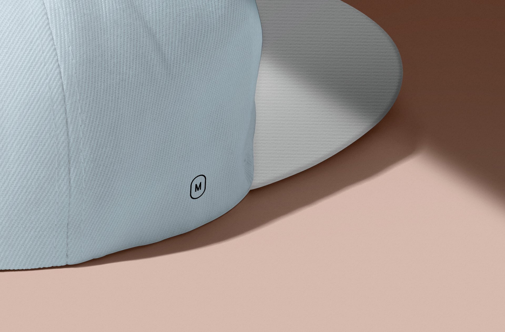 back view cap mockup
