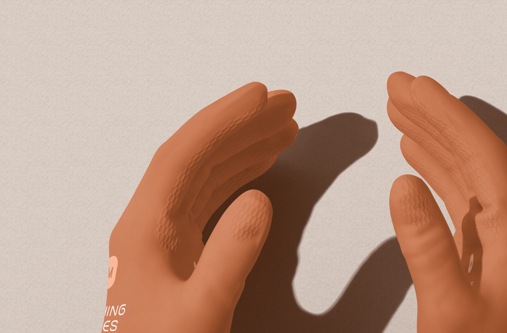 cleaning gloves branding