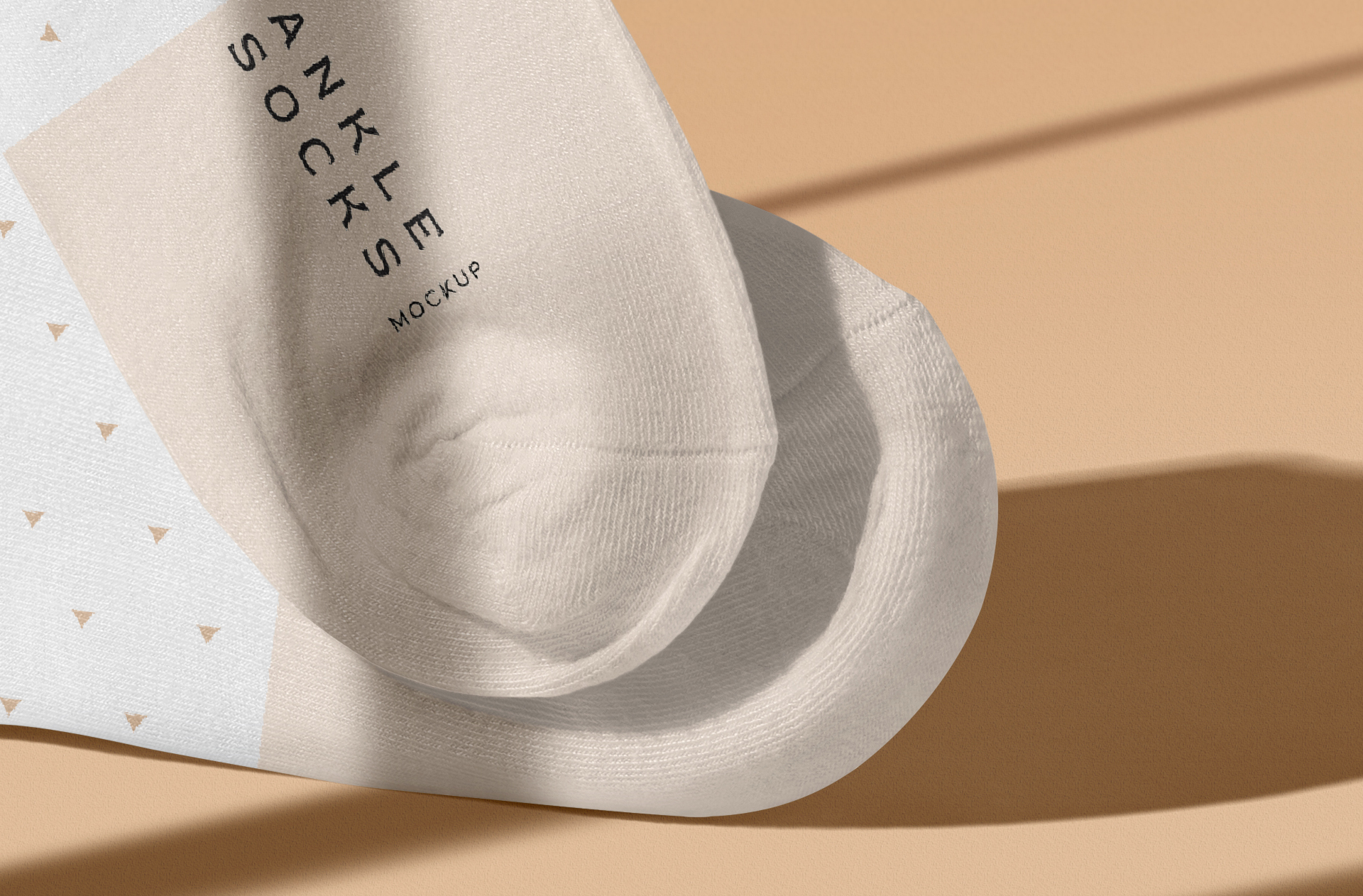 ankle socks mock-up