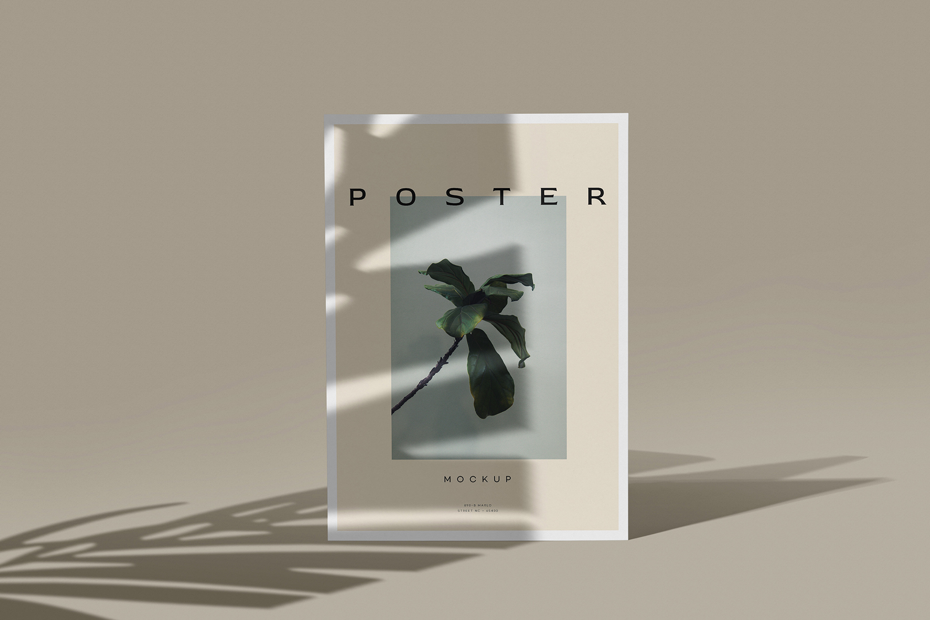 A4 poster mockup