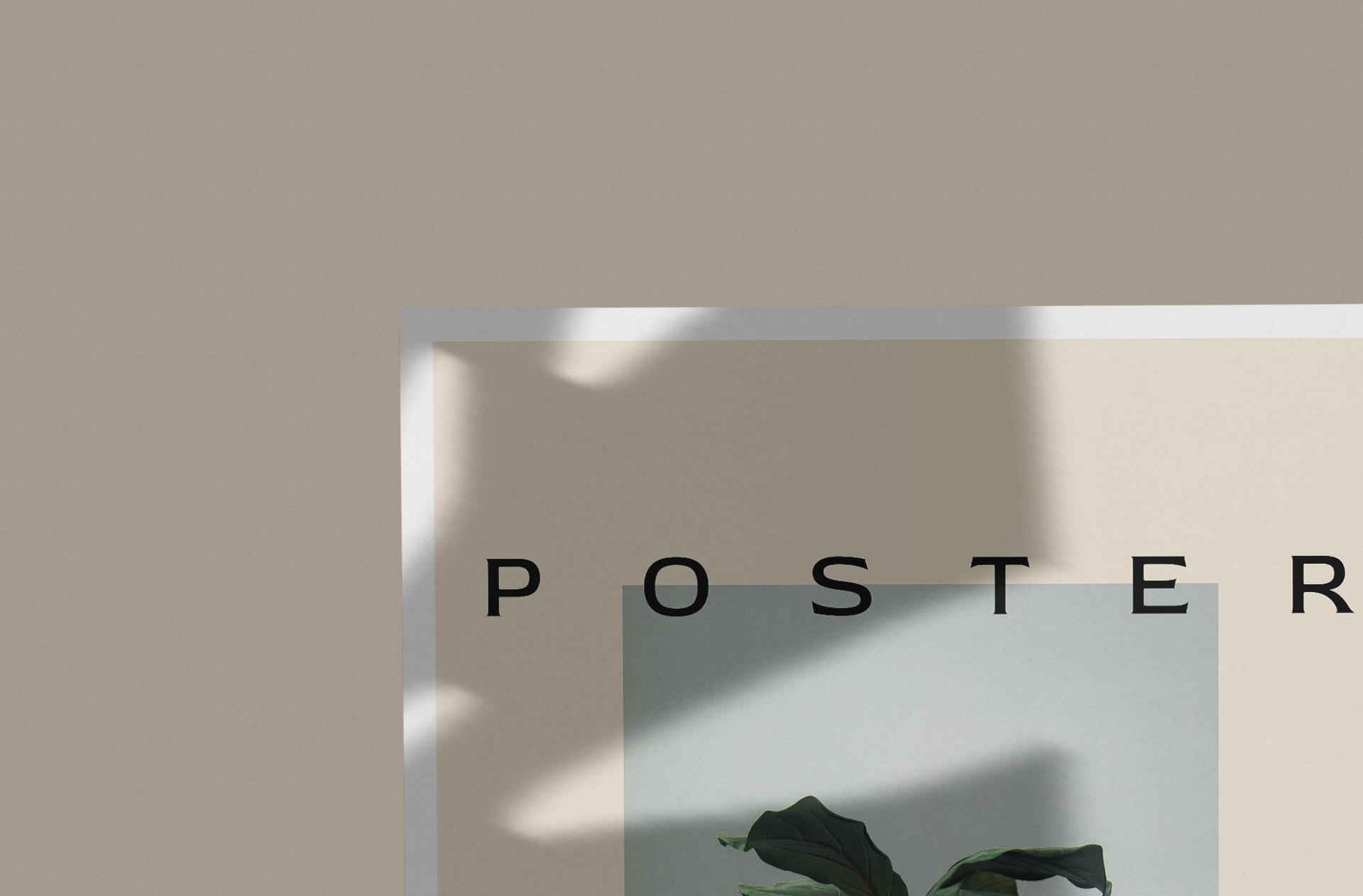 A4 poster mockup