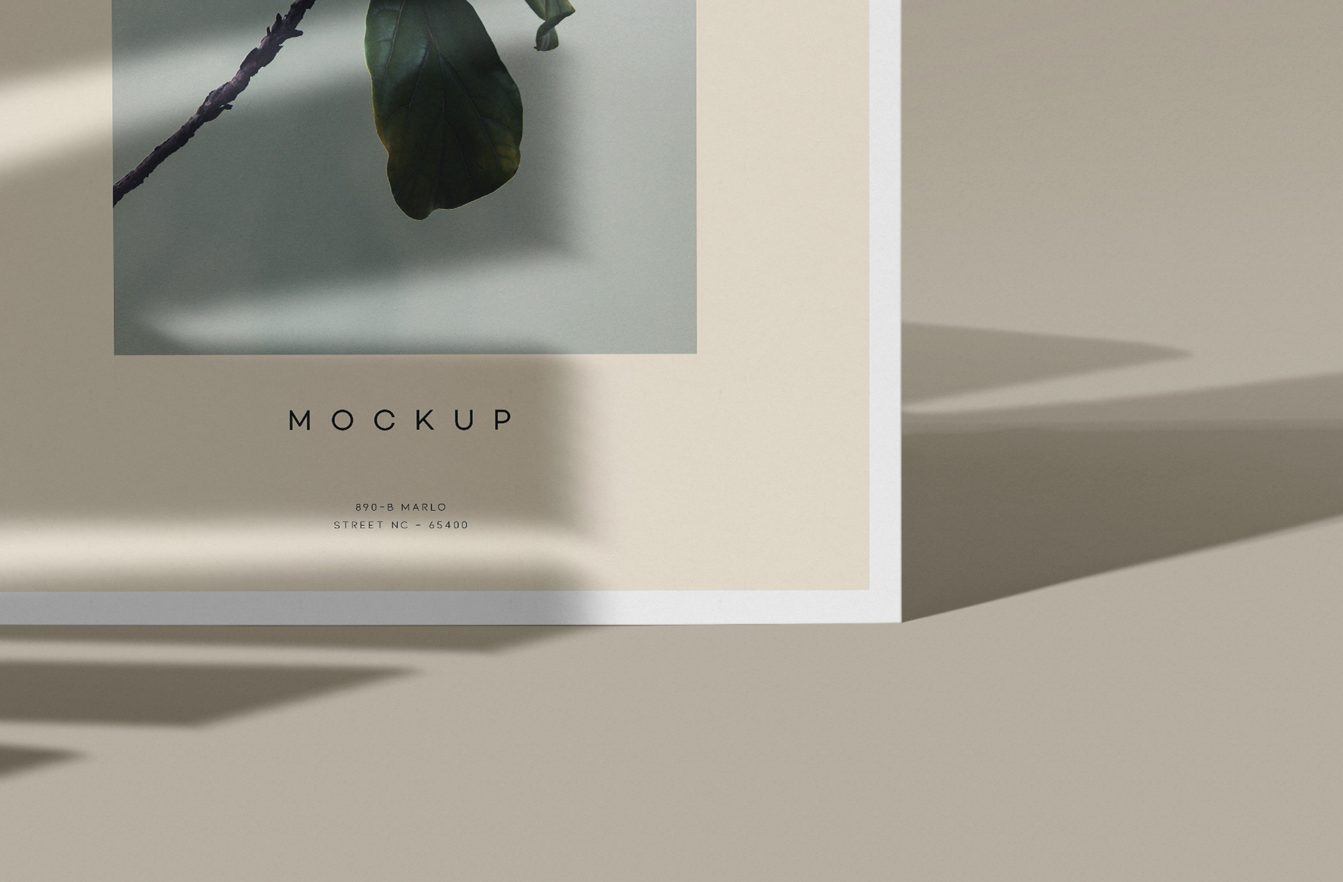 A4 poster mockup