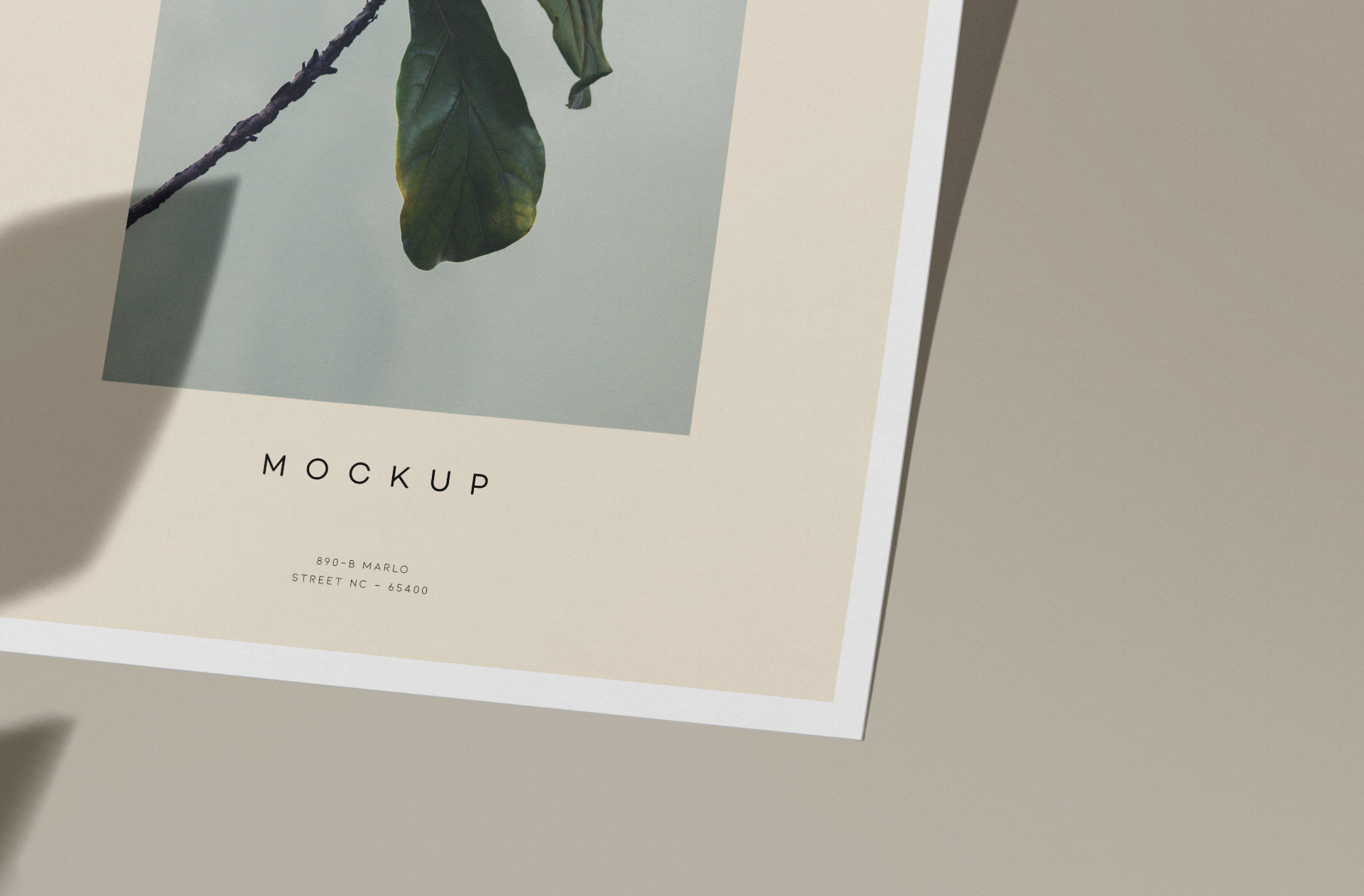 advertising display mockup