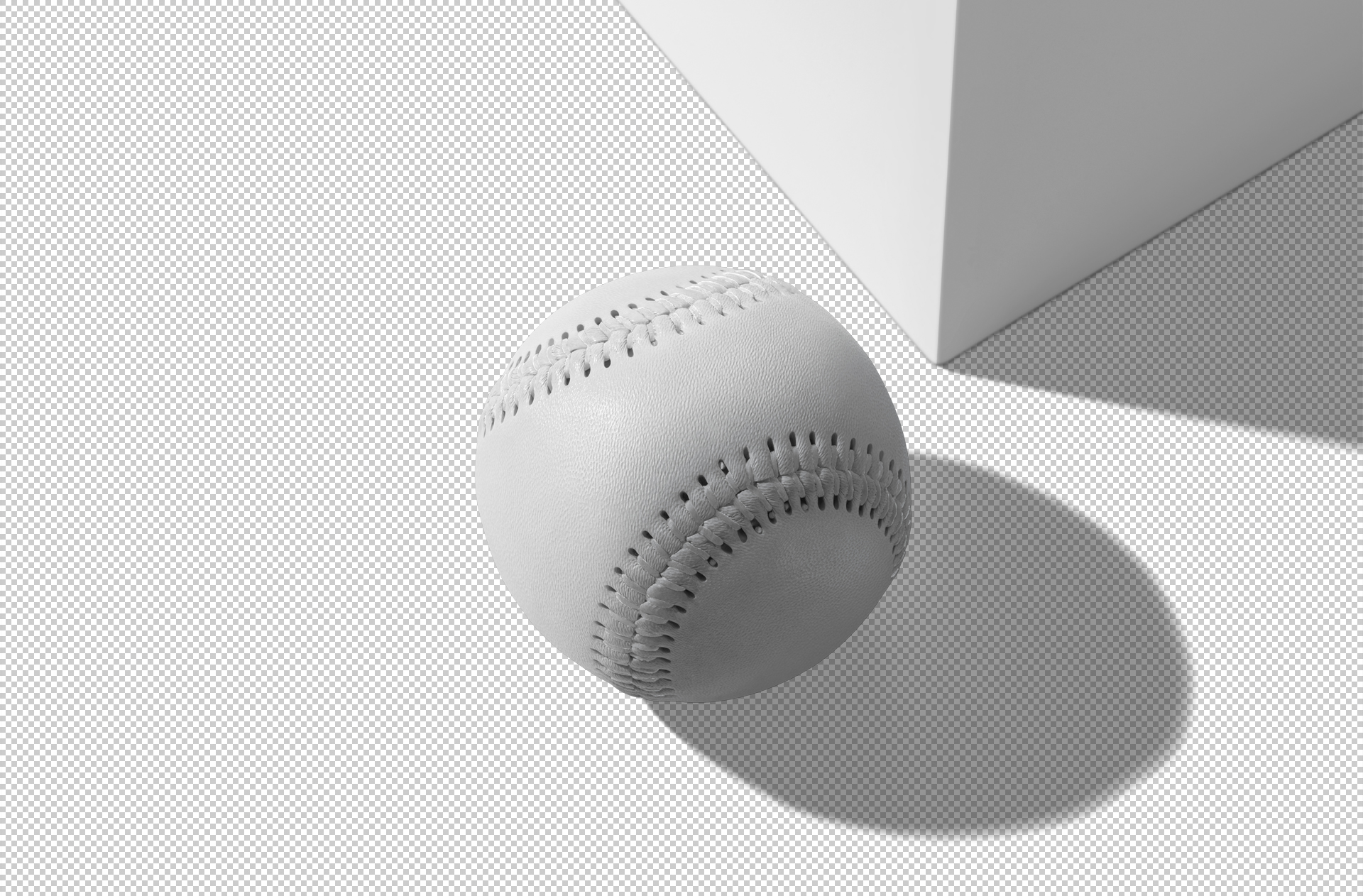 baseball ball mock-up
