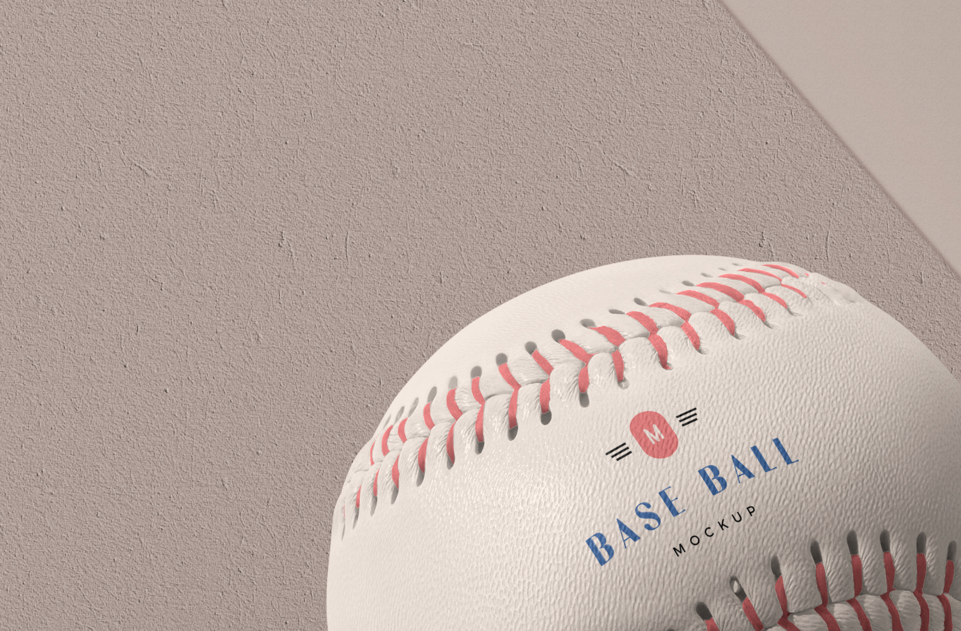 baseball ball mock-up