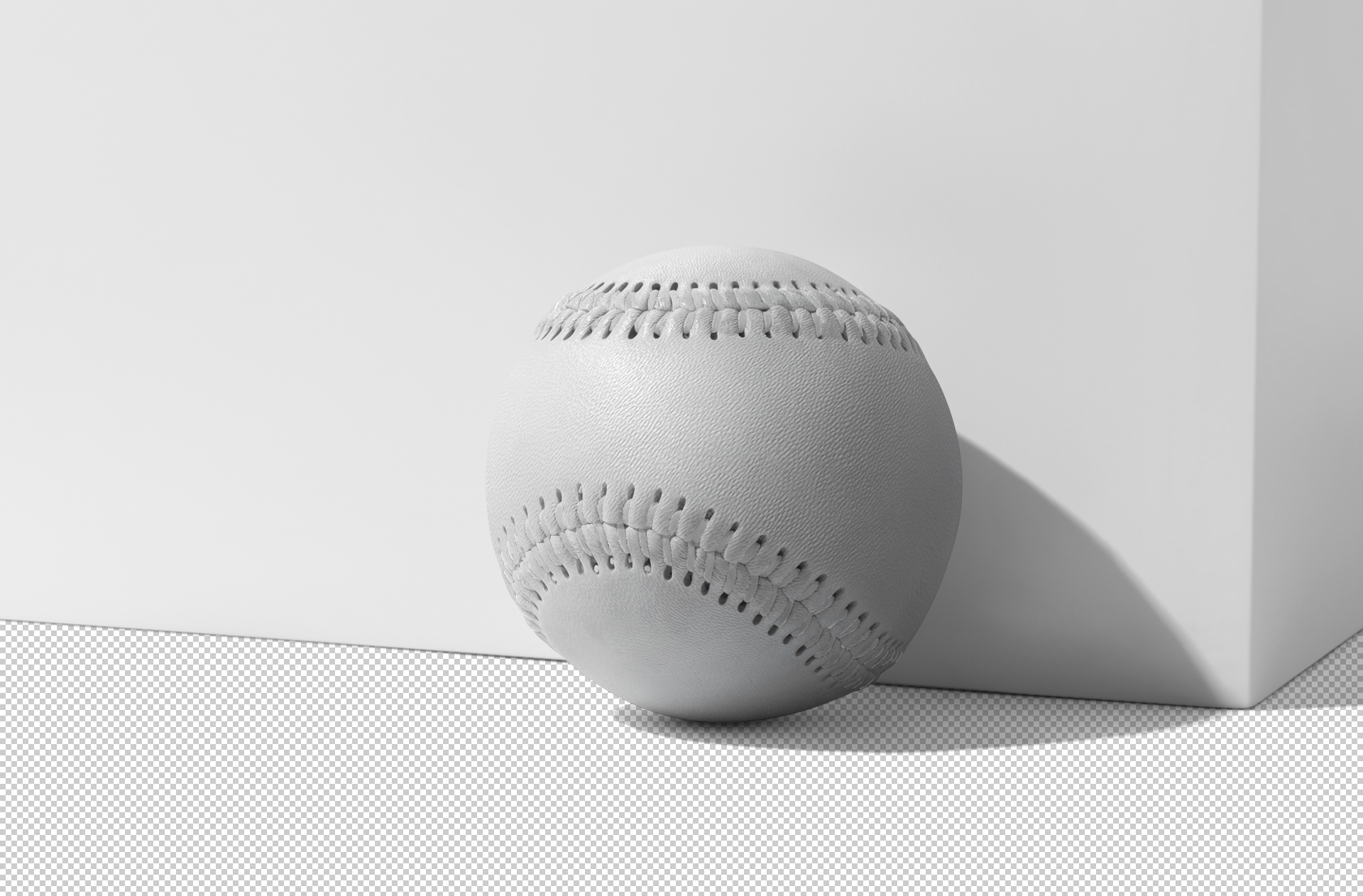 baseball ball mock-up
