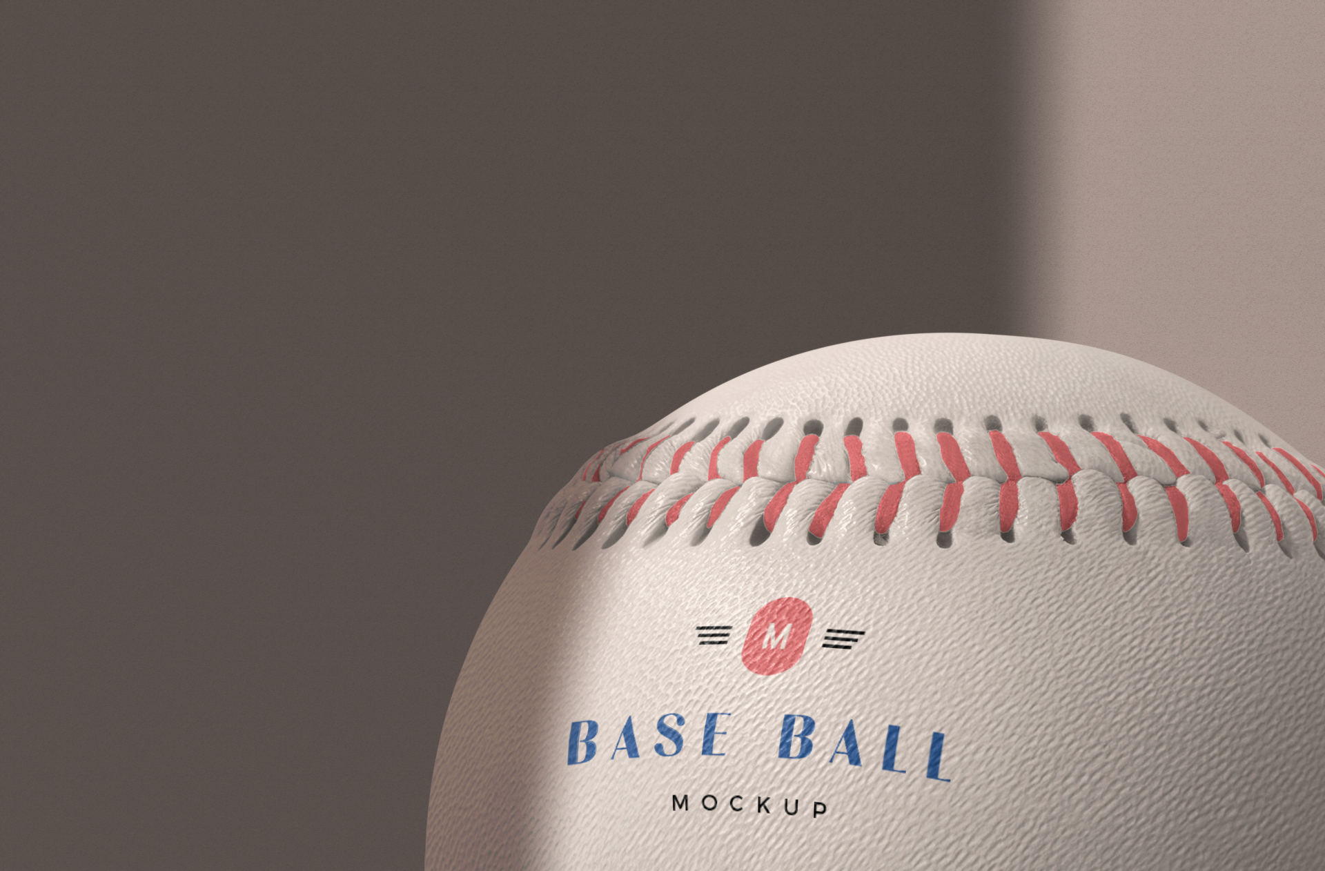 baseball ball mock-up