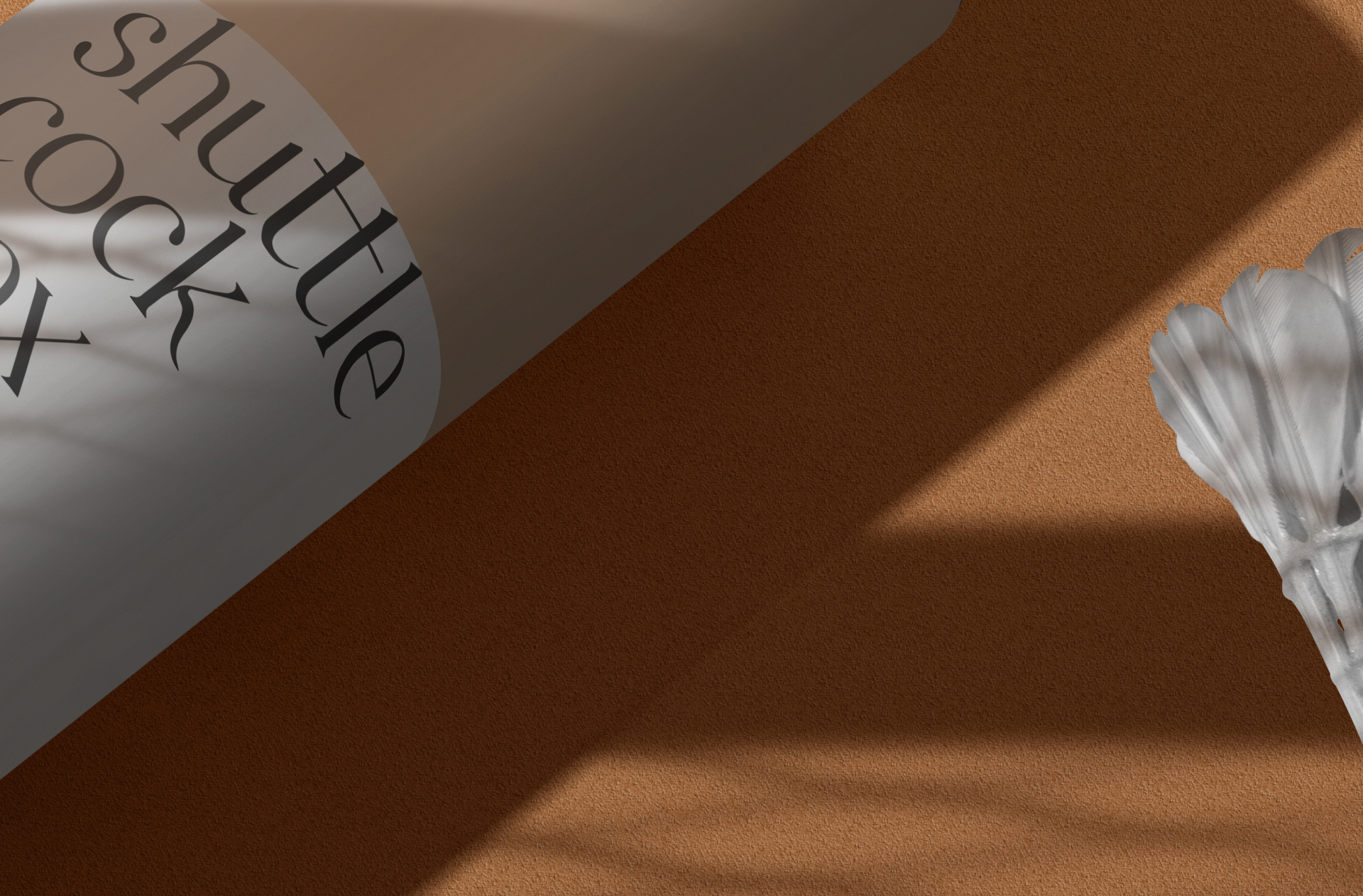 badminton tube mockup