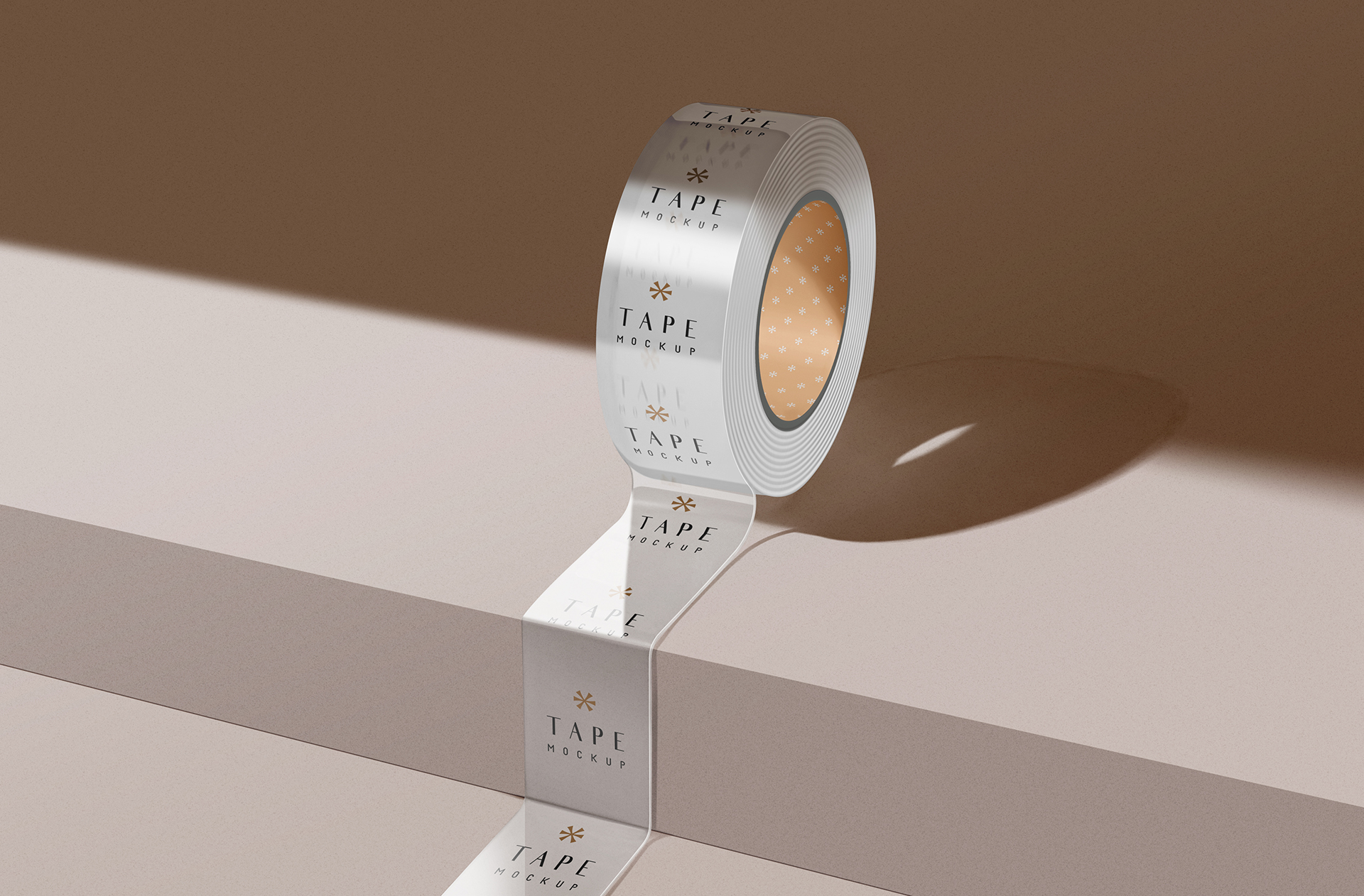 Elegant Ceramic Plate Mockup with Soft Shadows