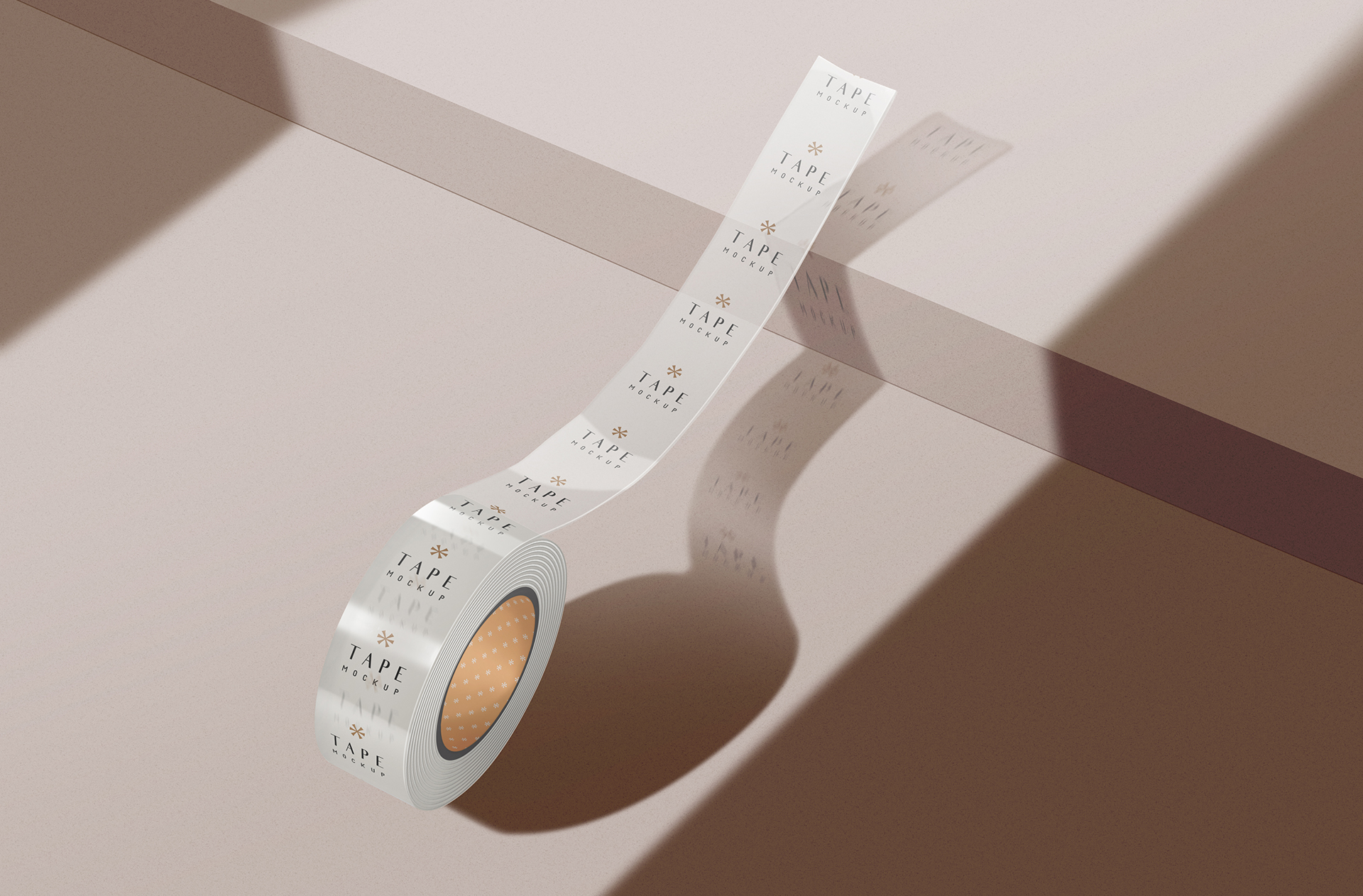 Stacked Ceramic Plates Mockup with Soft Shadows