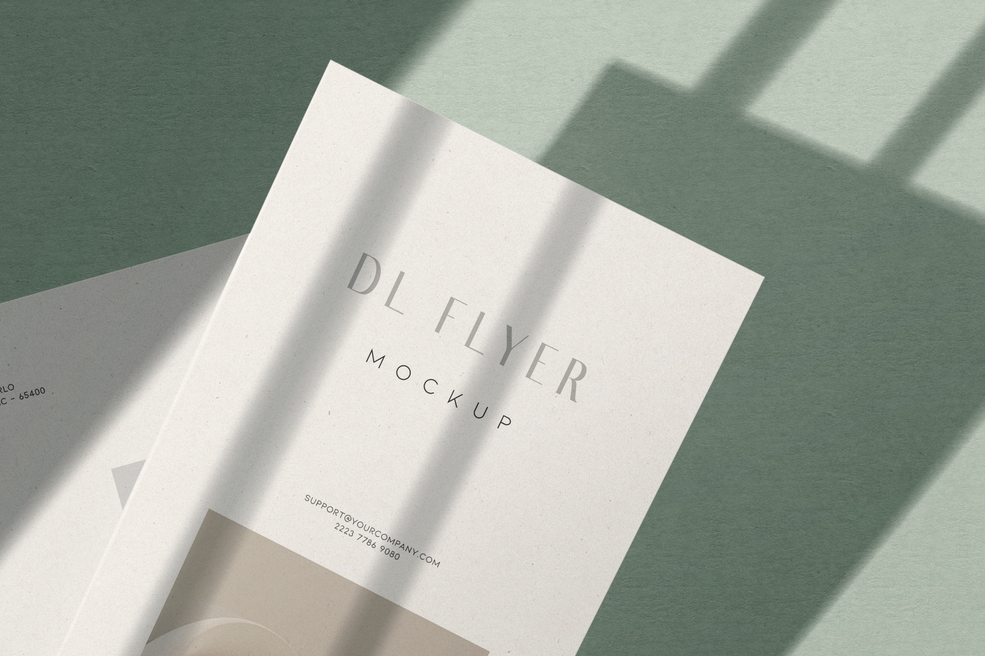 brand identity flyer template