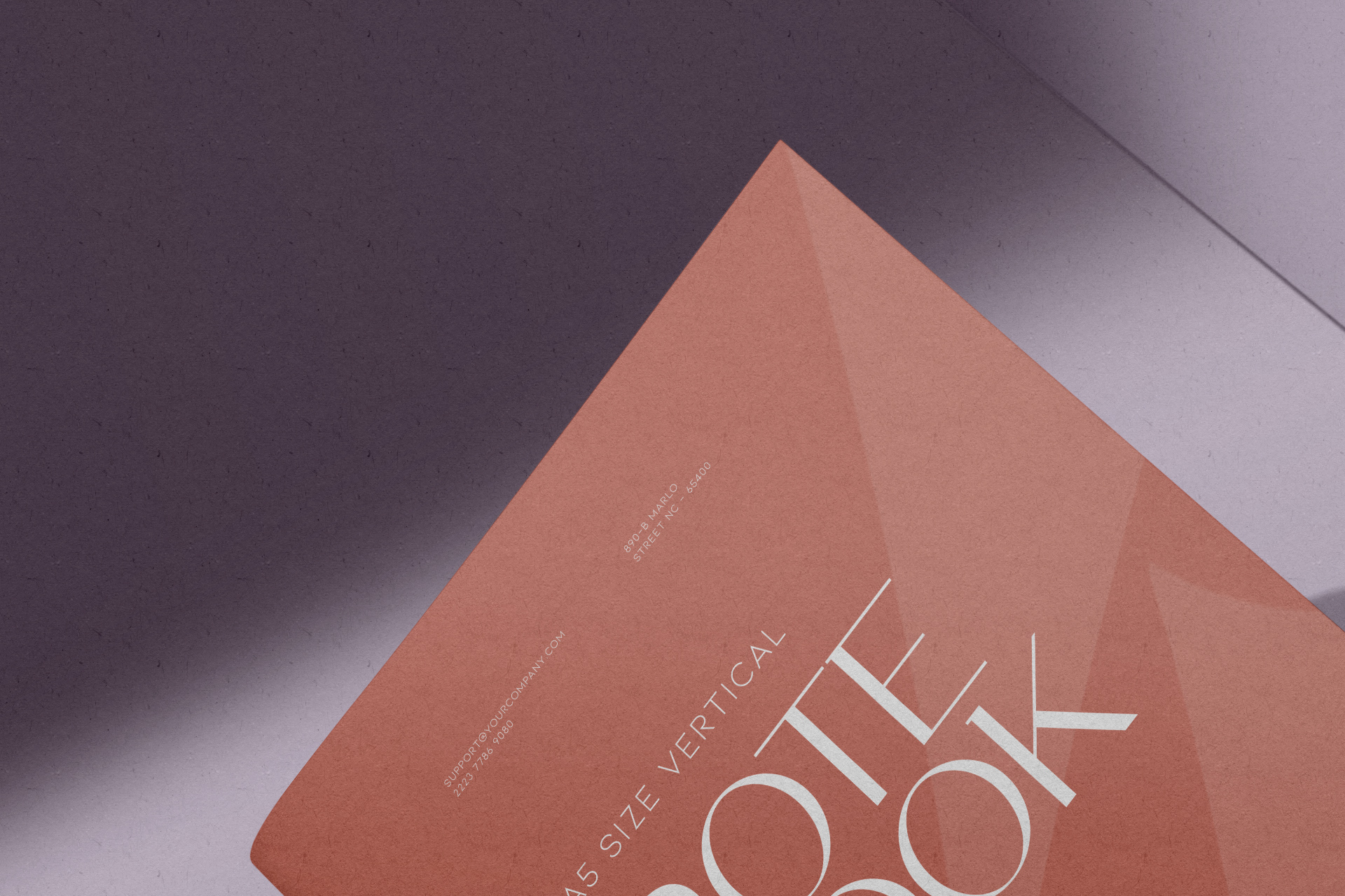 branding notebook PSD