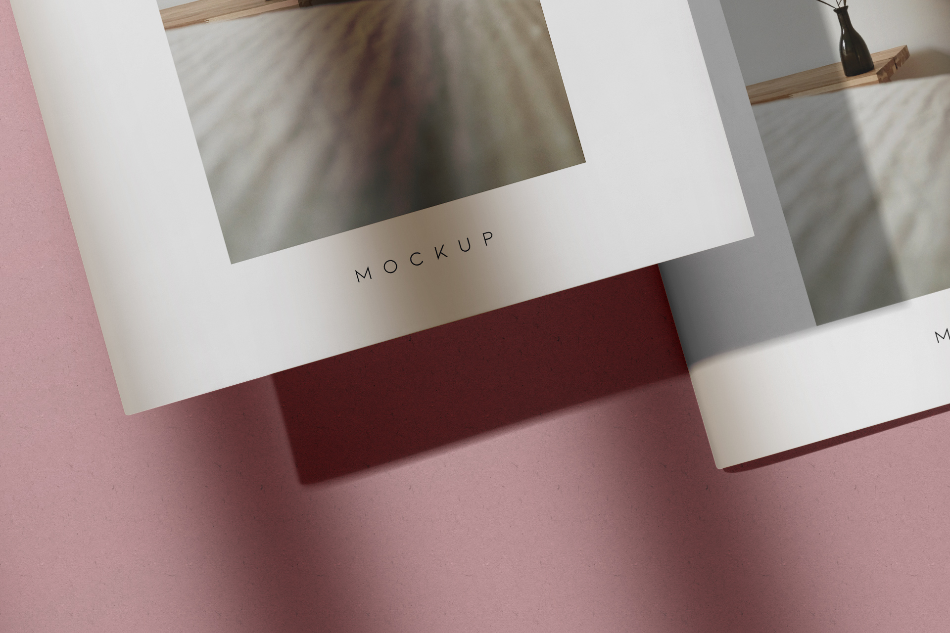 advertising print mock-up