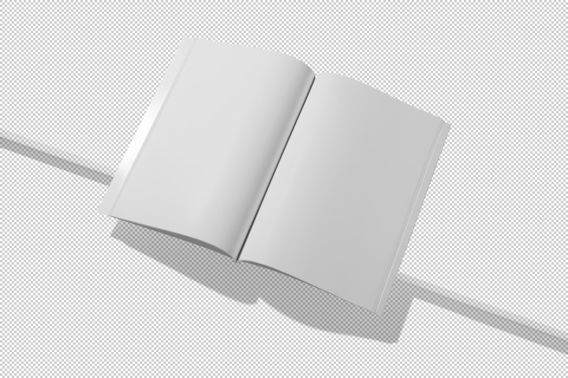 advertising magazine mock-up