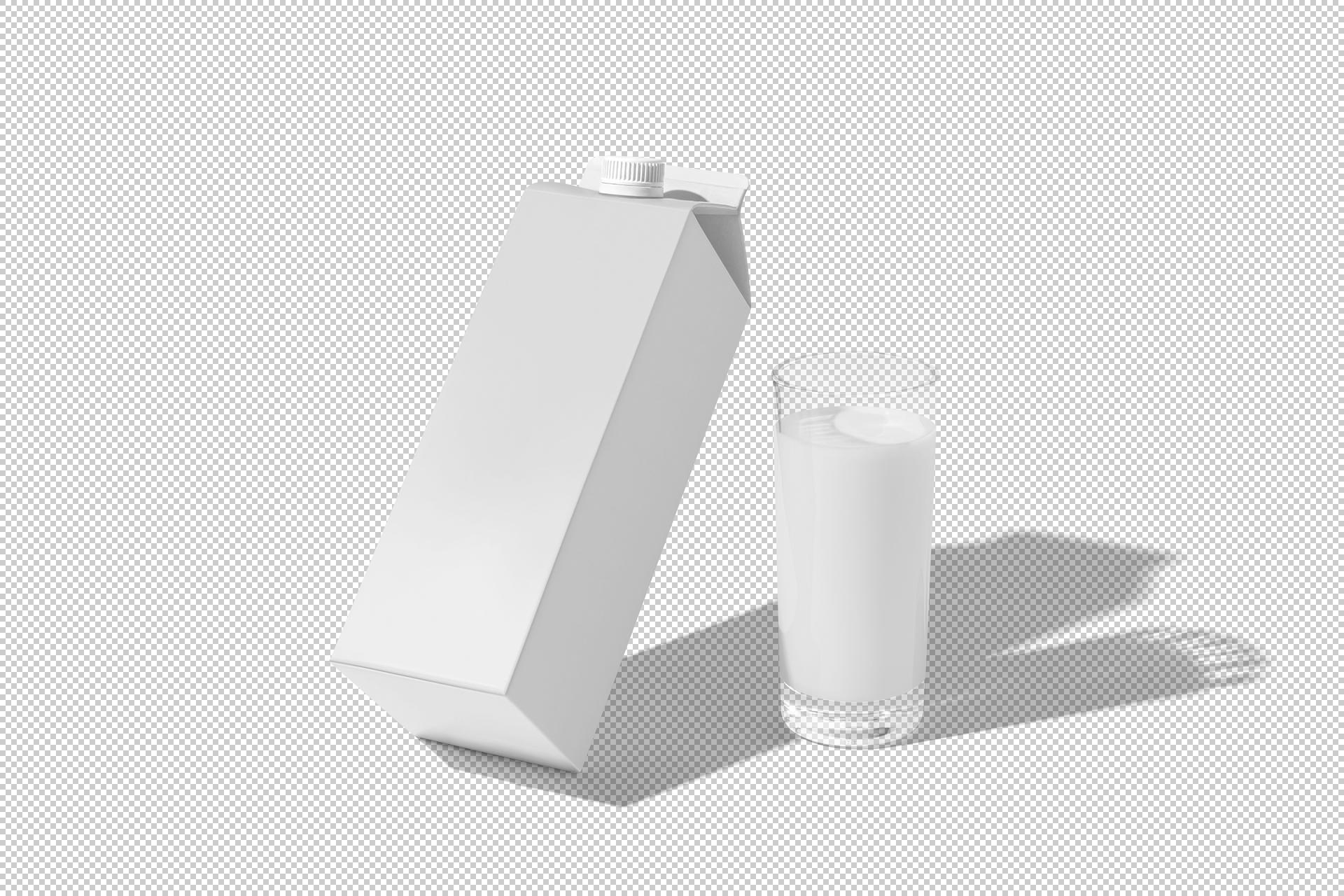 beverage carton mock-up