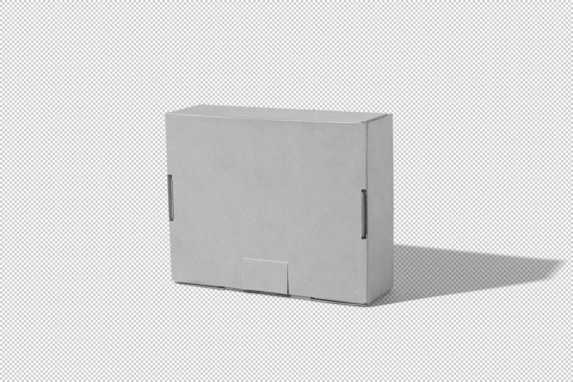 cardboard box mock-up