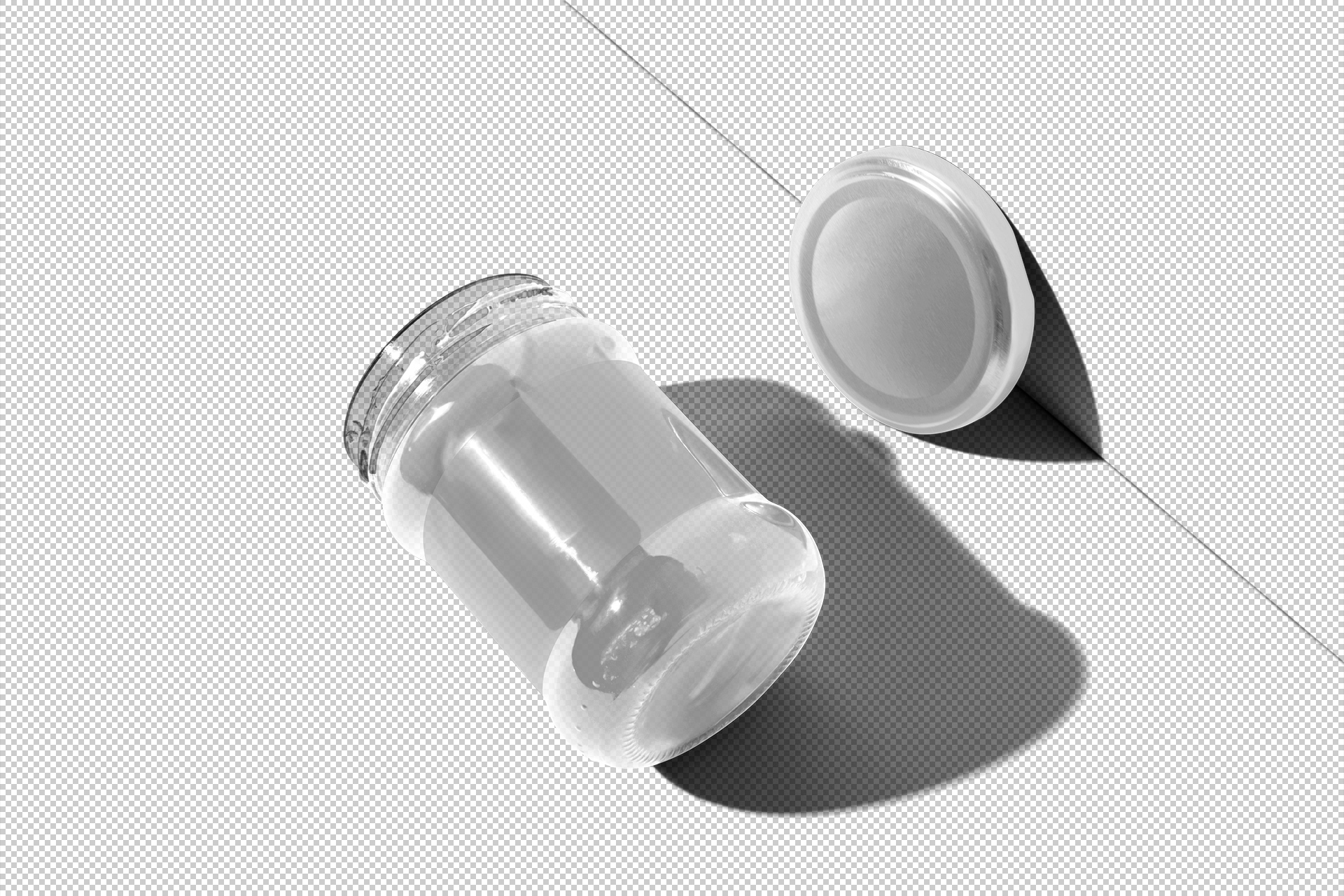 condiment container mockup