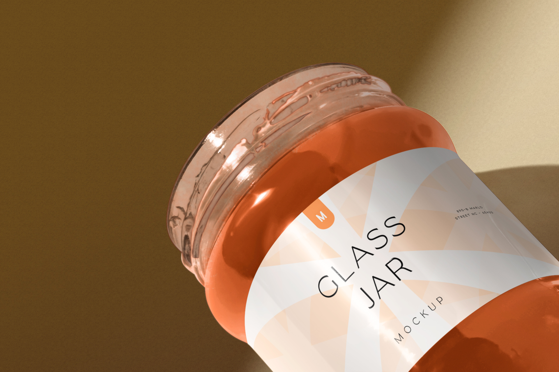 condiment container mockup