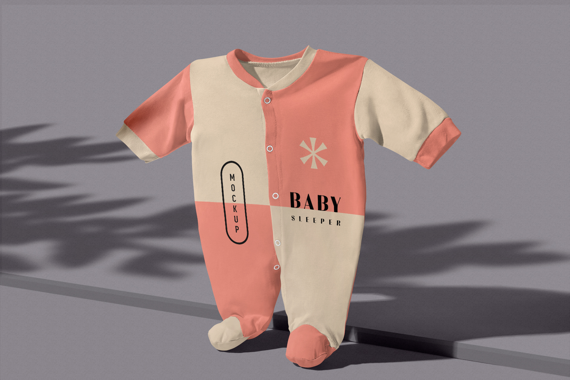 Baby Sleeper Mockup – Front View