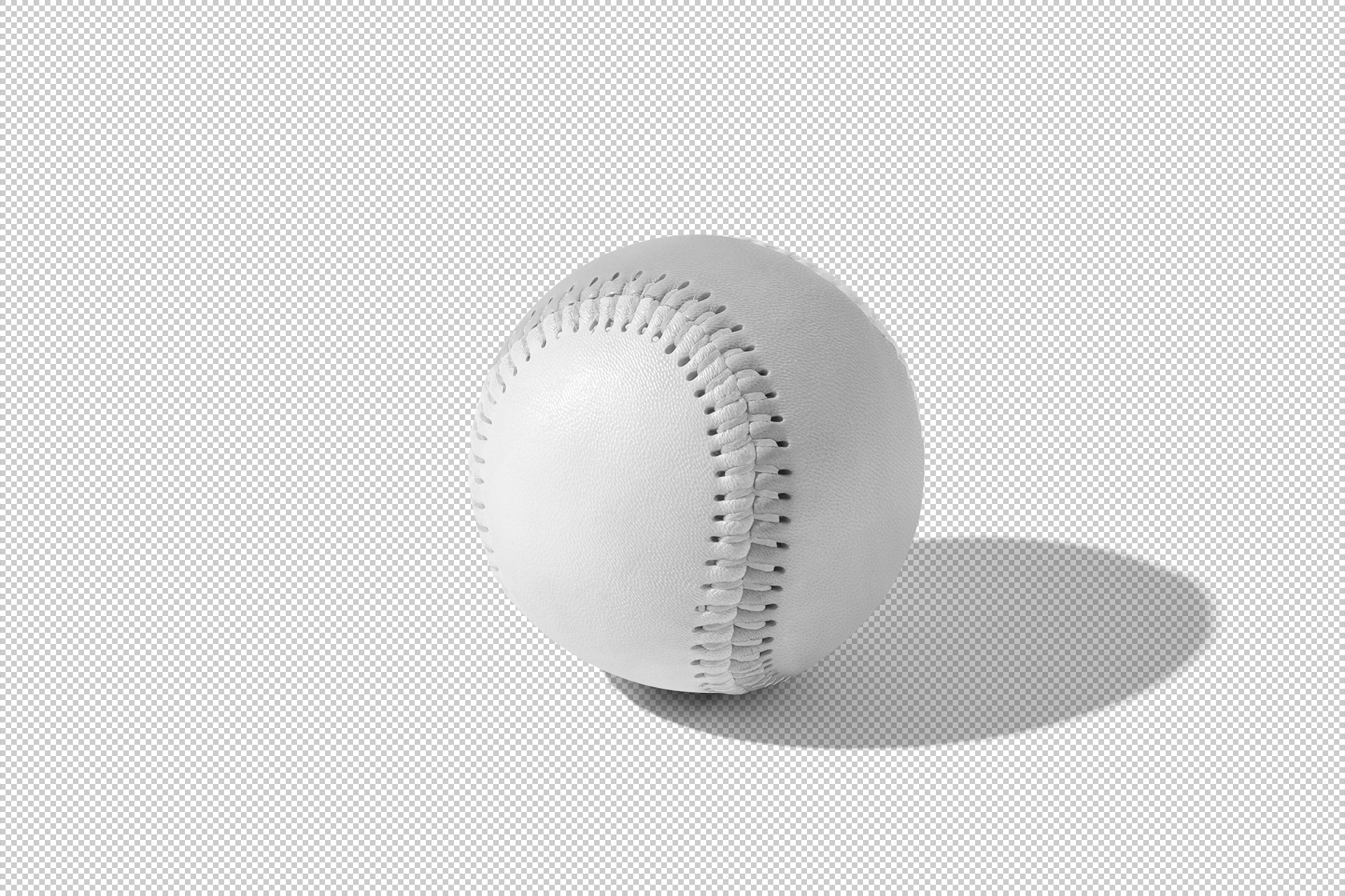 baseball ball mock-up