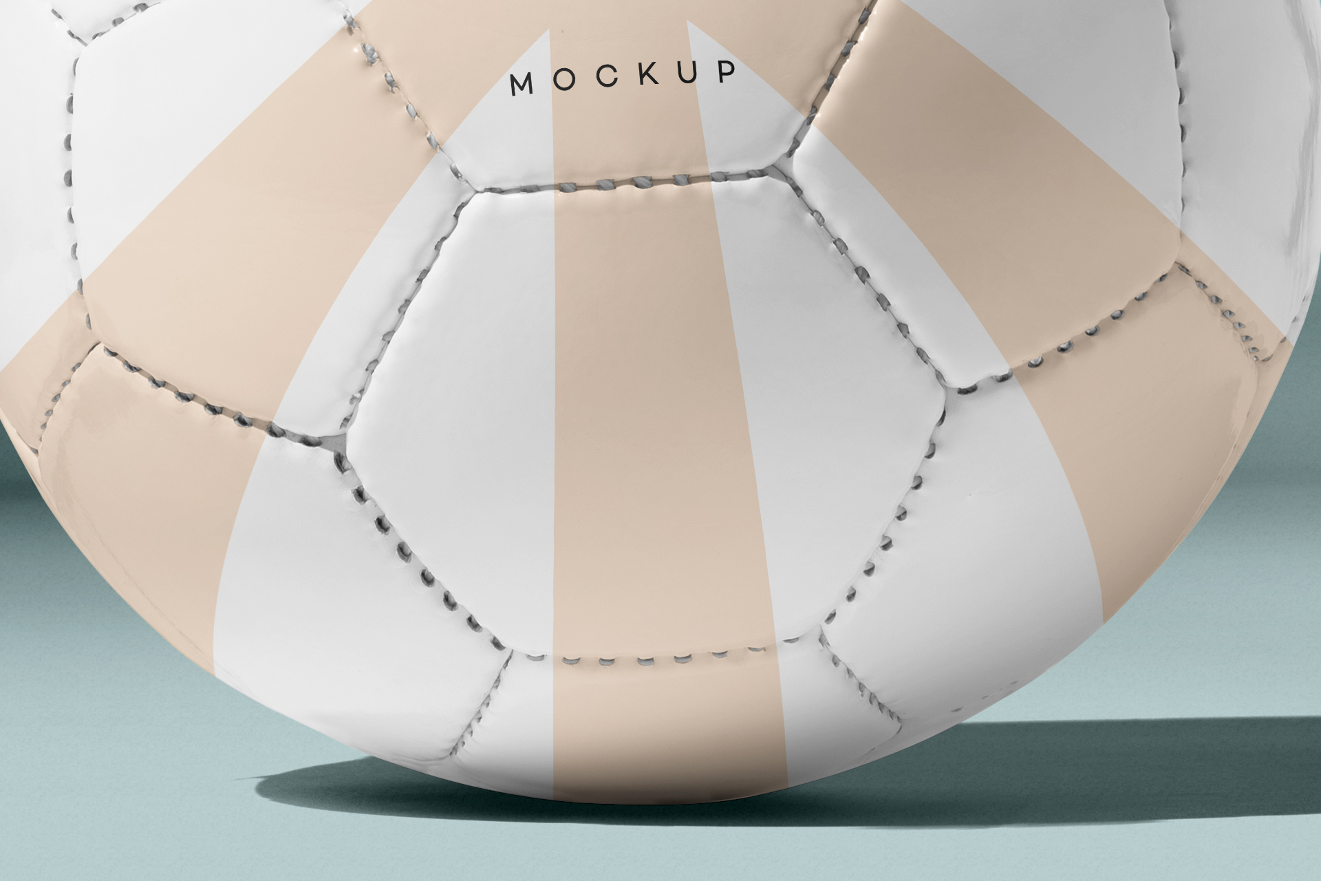 3D football mockup