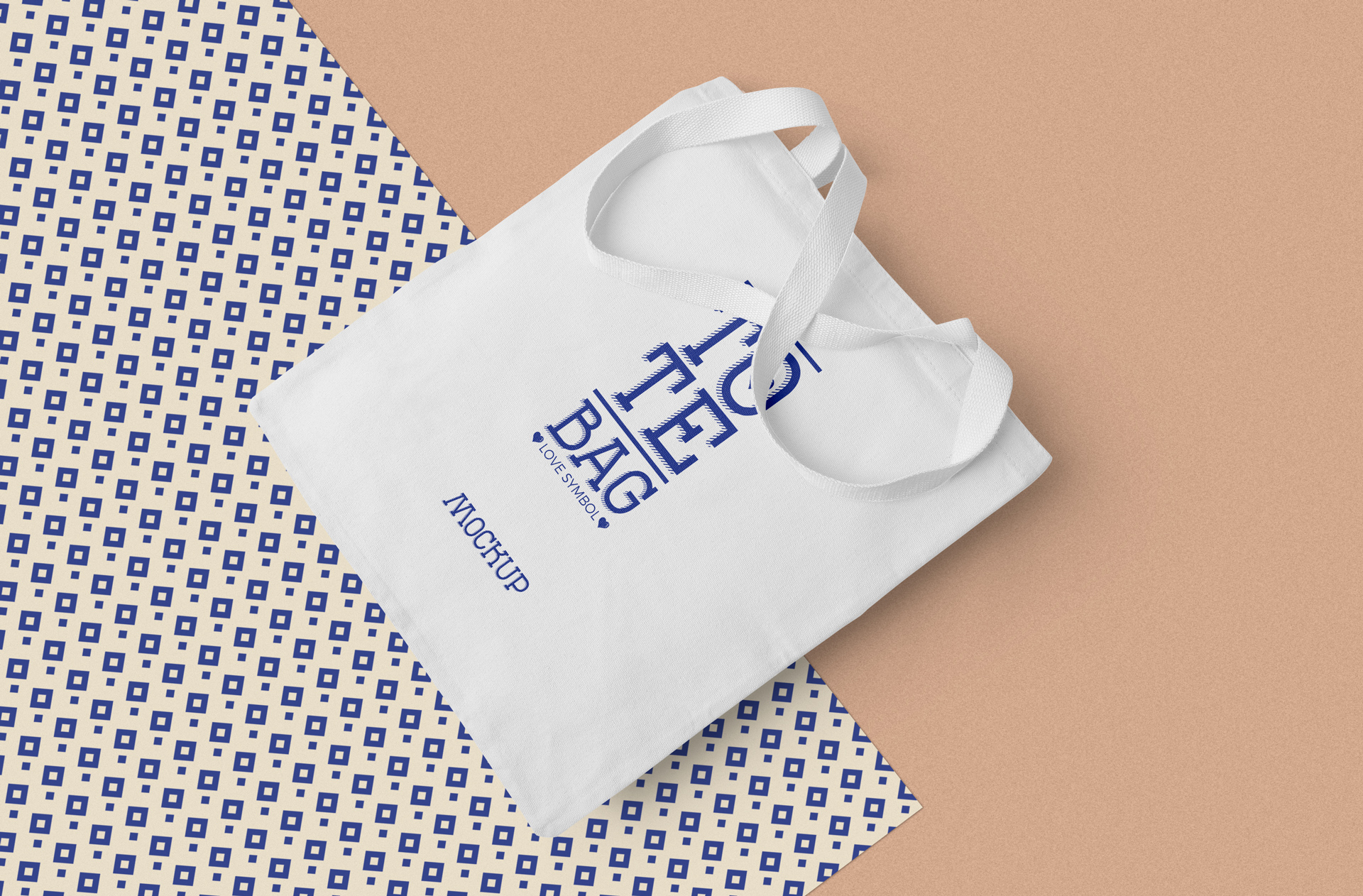 Realistic Cotton Tote Bag Mockup – High Quality