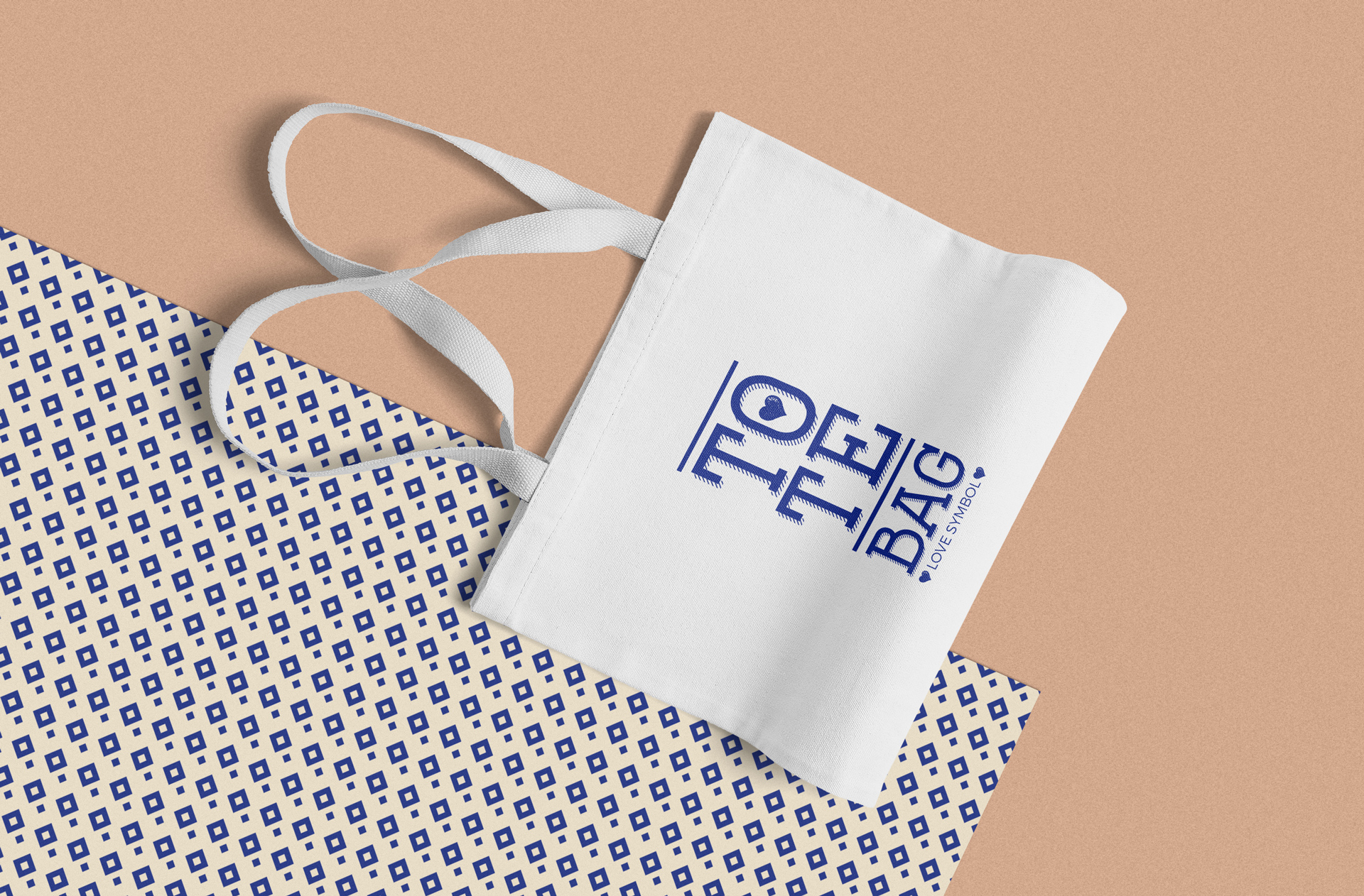 Minimalist Tote Bag Mockup – Editable Fabric PSD