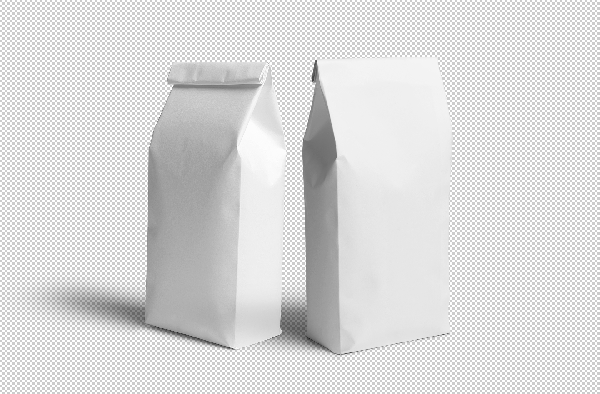 coffee shop packaging PSD