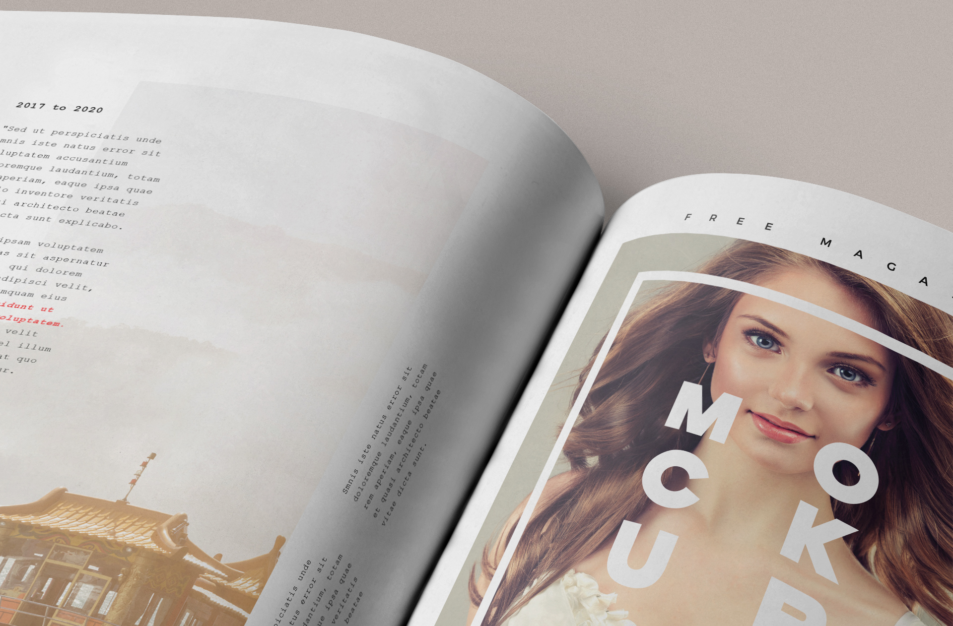 customizable magazine template
