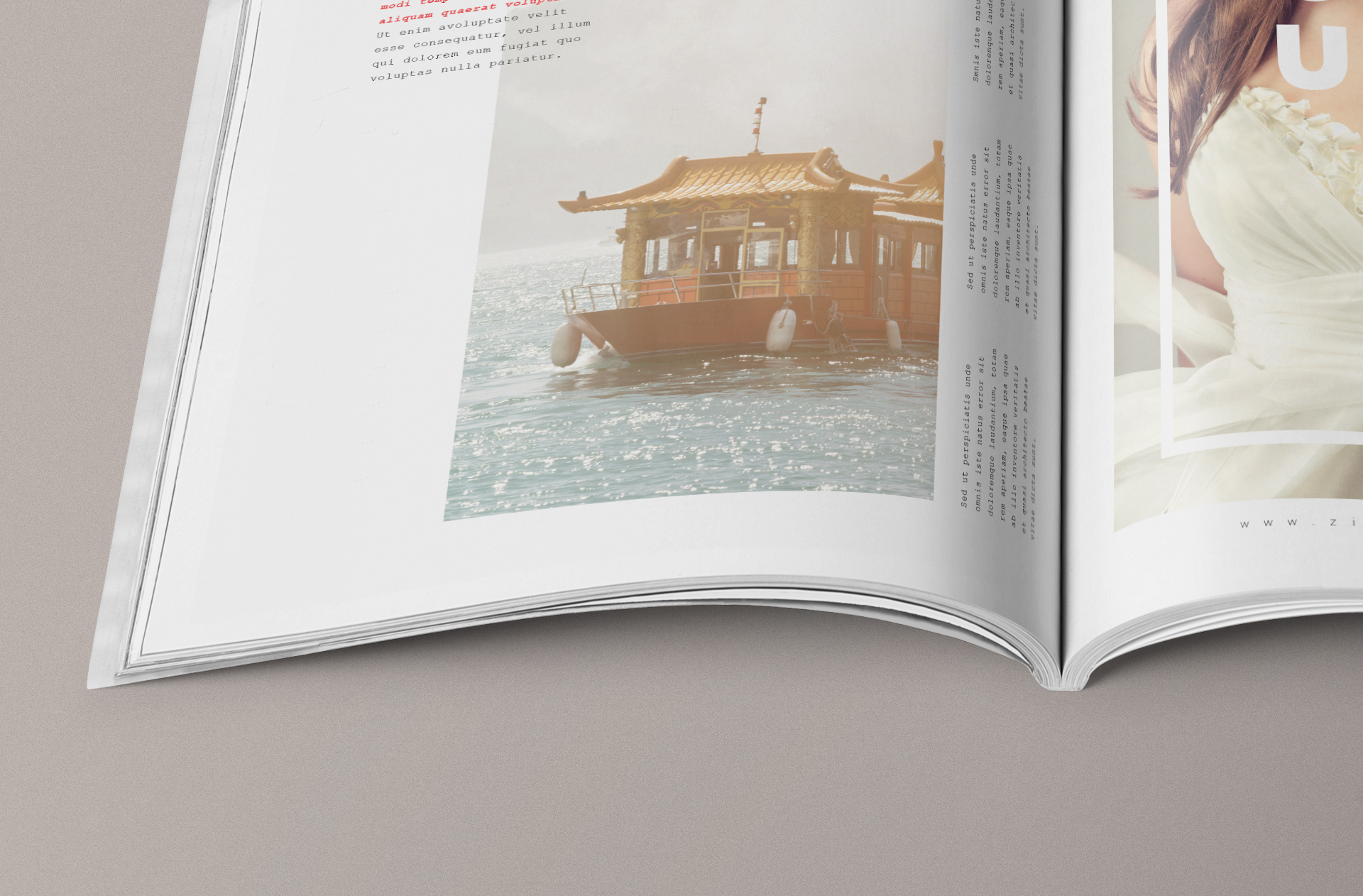 customizable magazine template