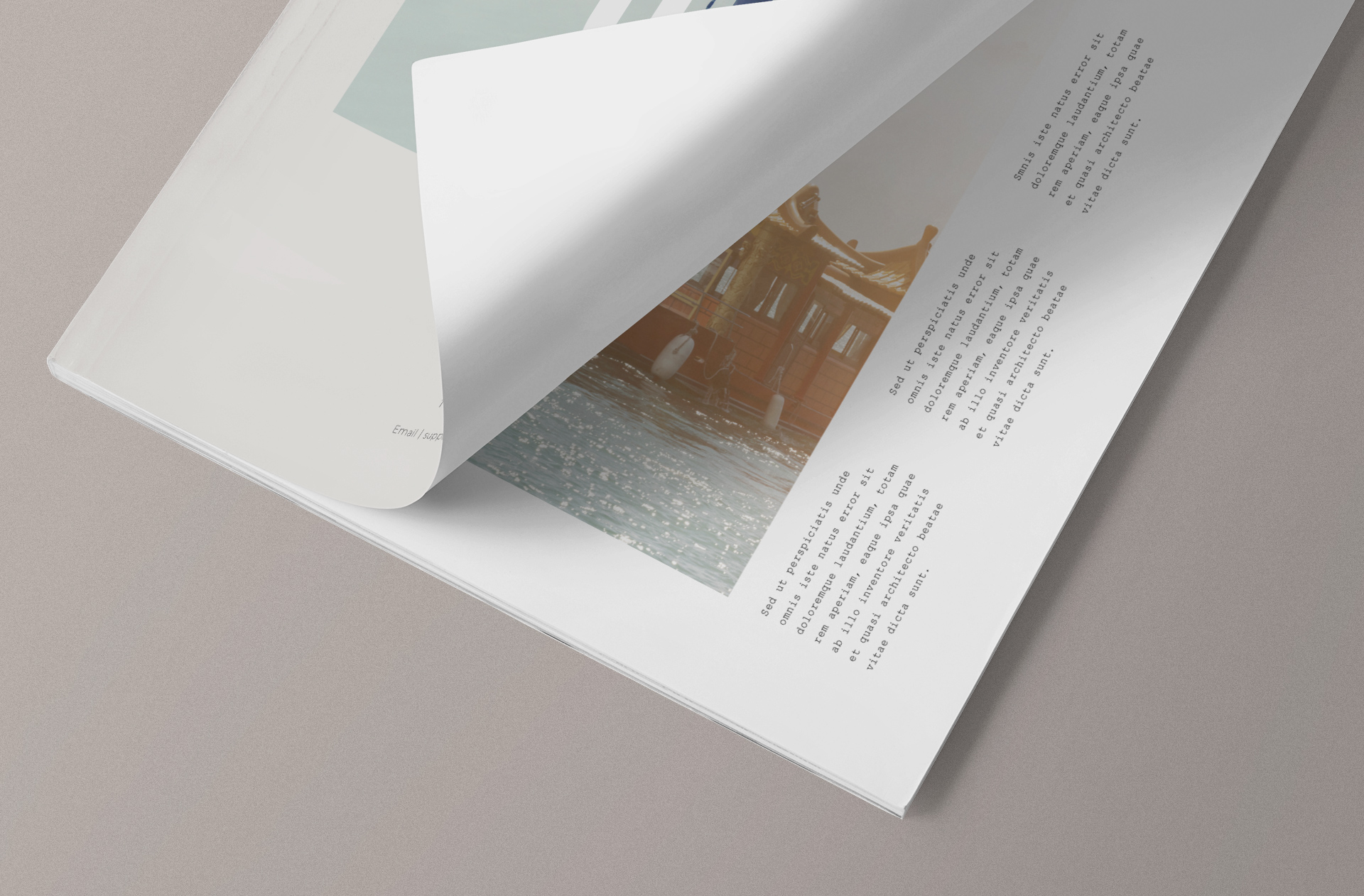 customizable magazine template