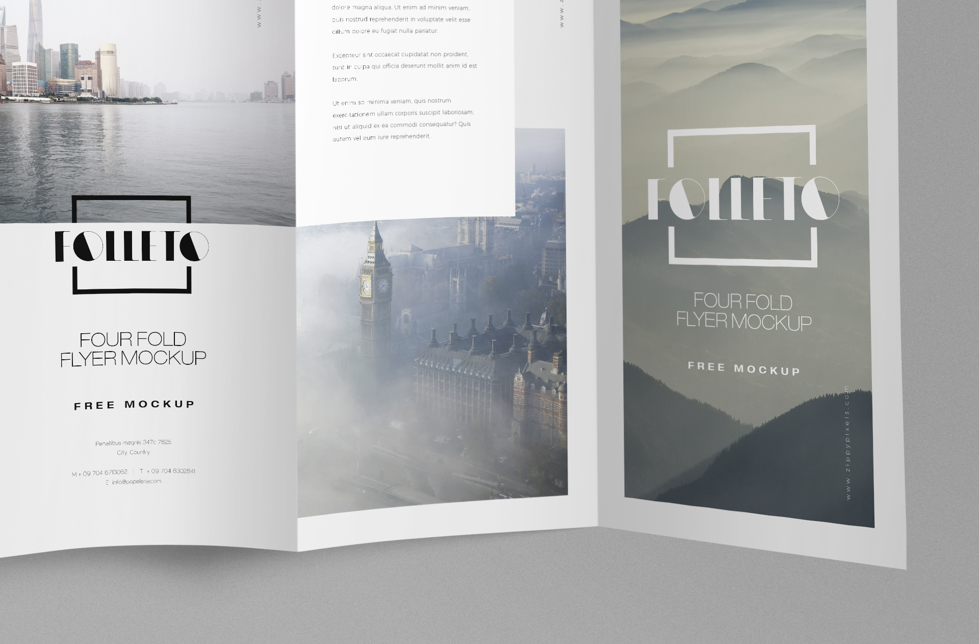 advertising flyer mockup