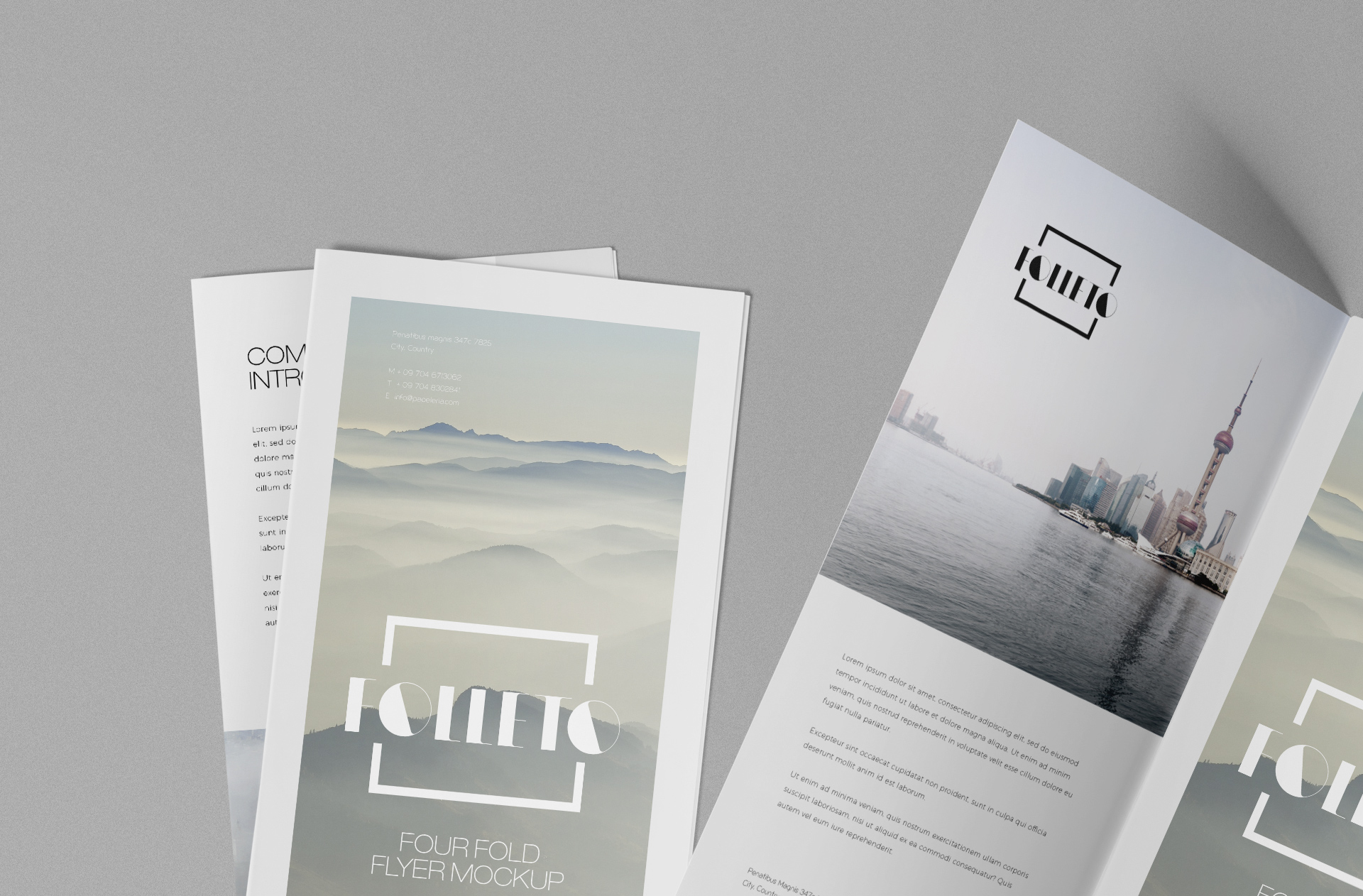 business brochure mockup