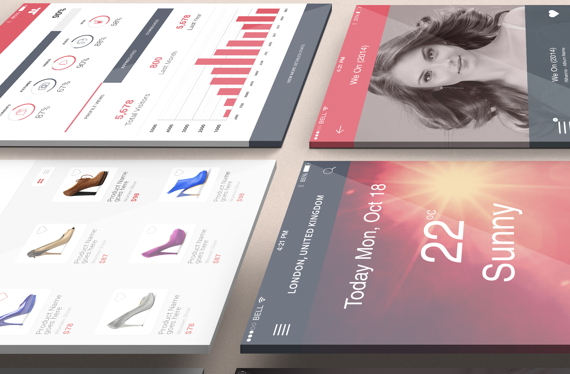 Android UI mockup