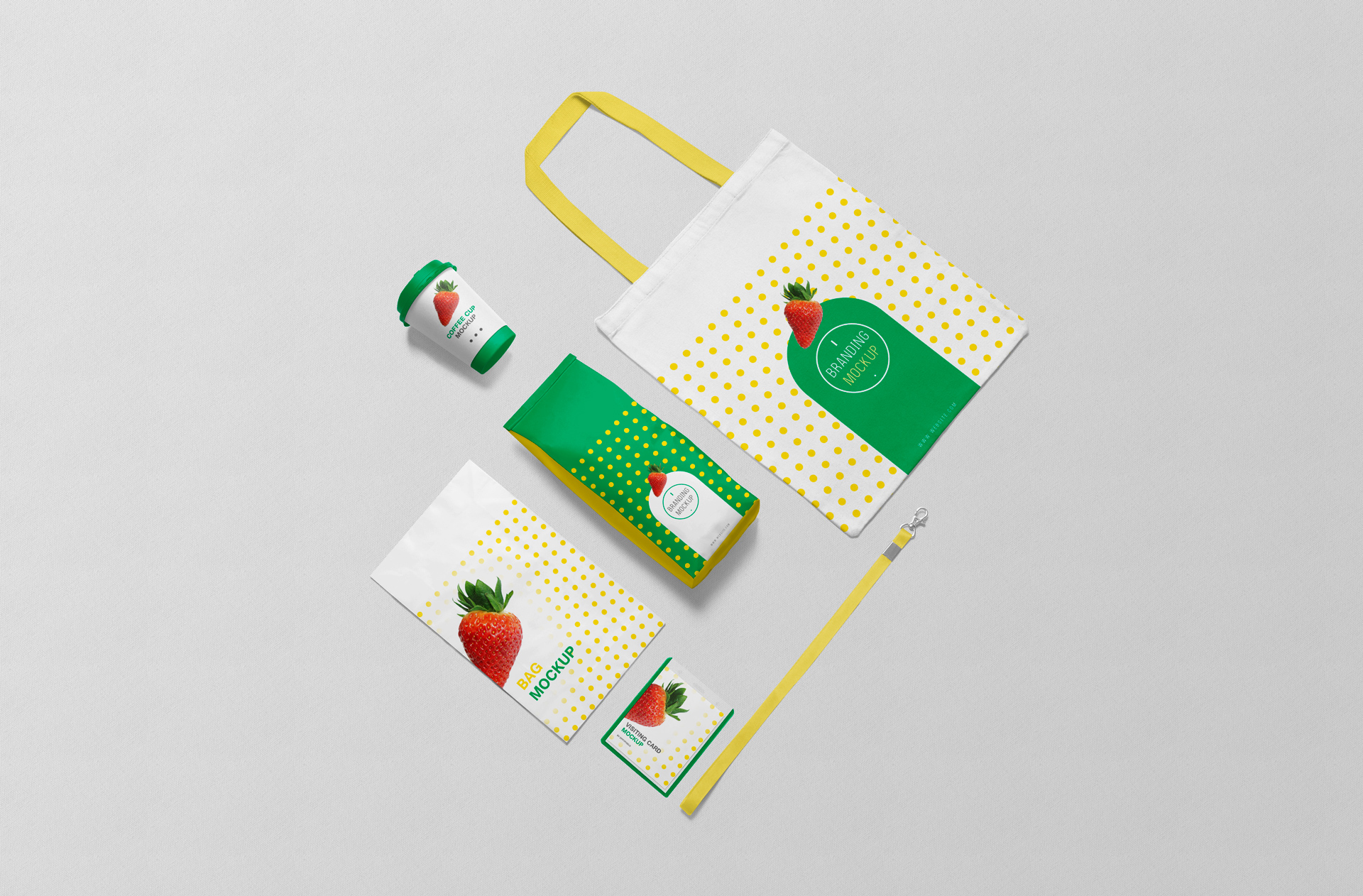 Eco-Friendly Branding Mockup with Tote Bag
