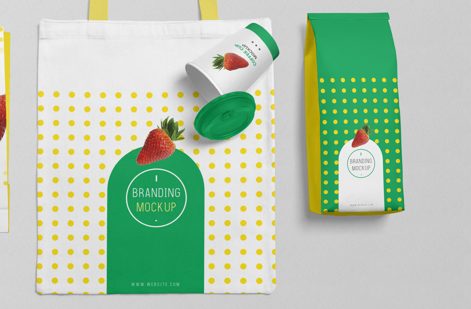 advertising bag mockup