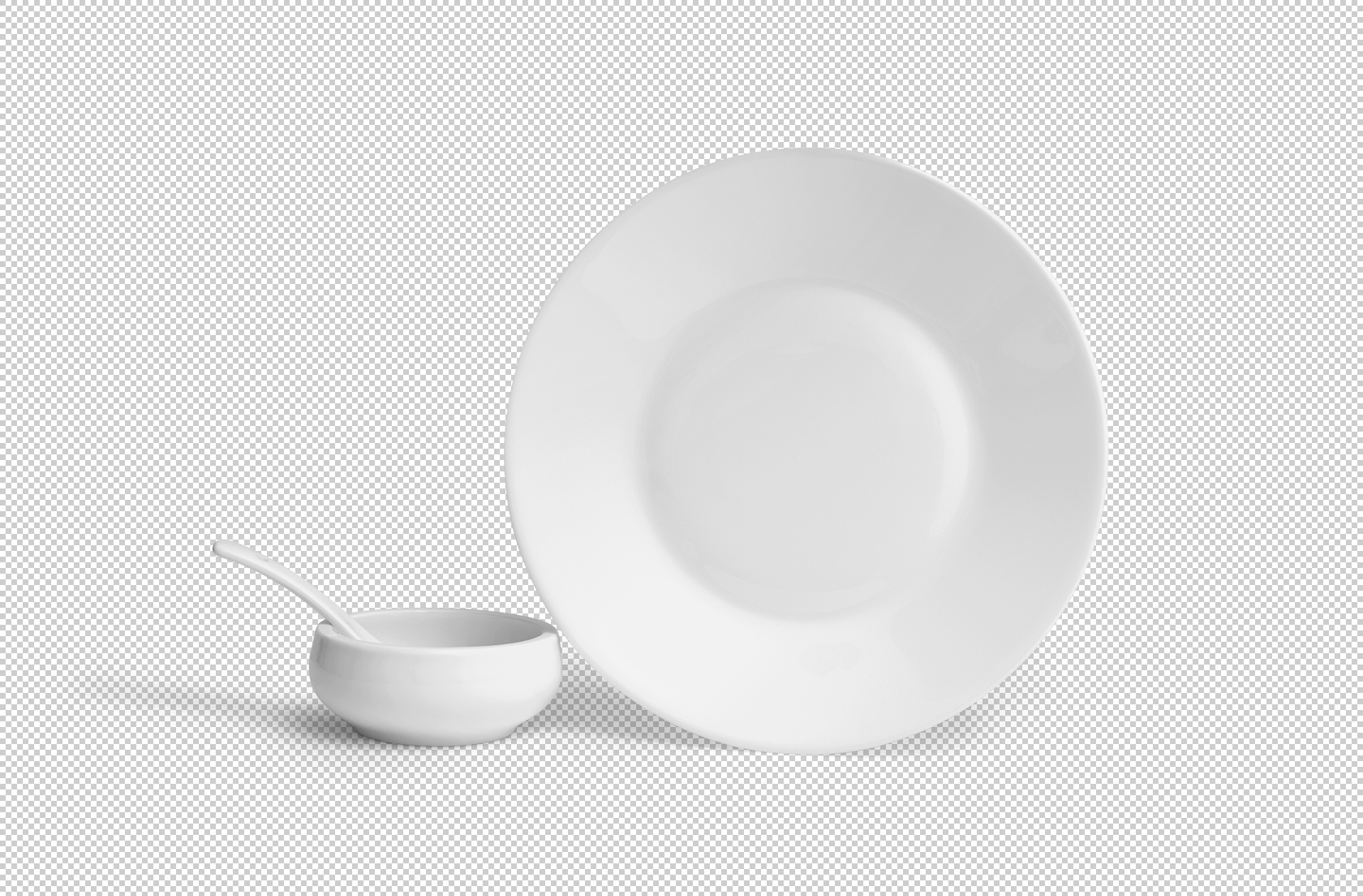ceramic dish mock-up