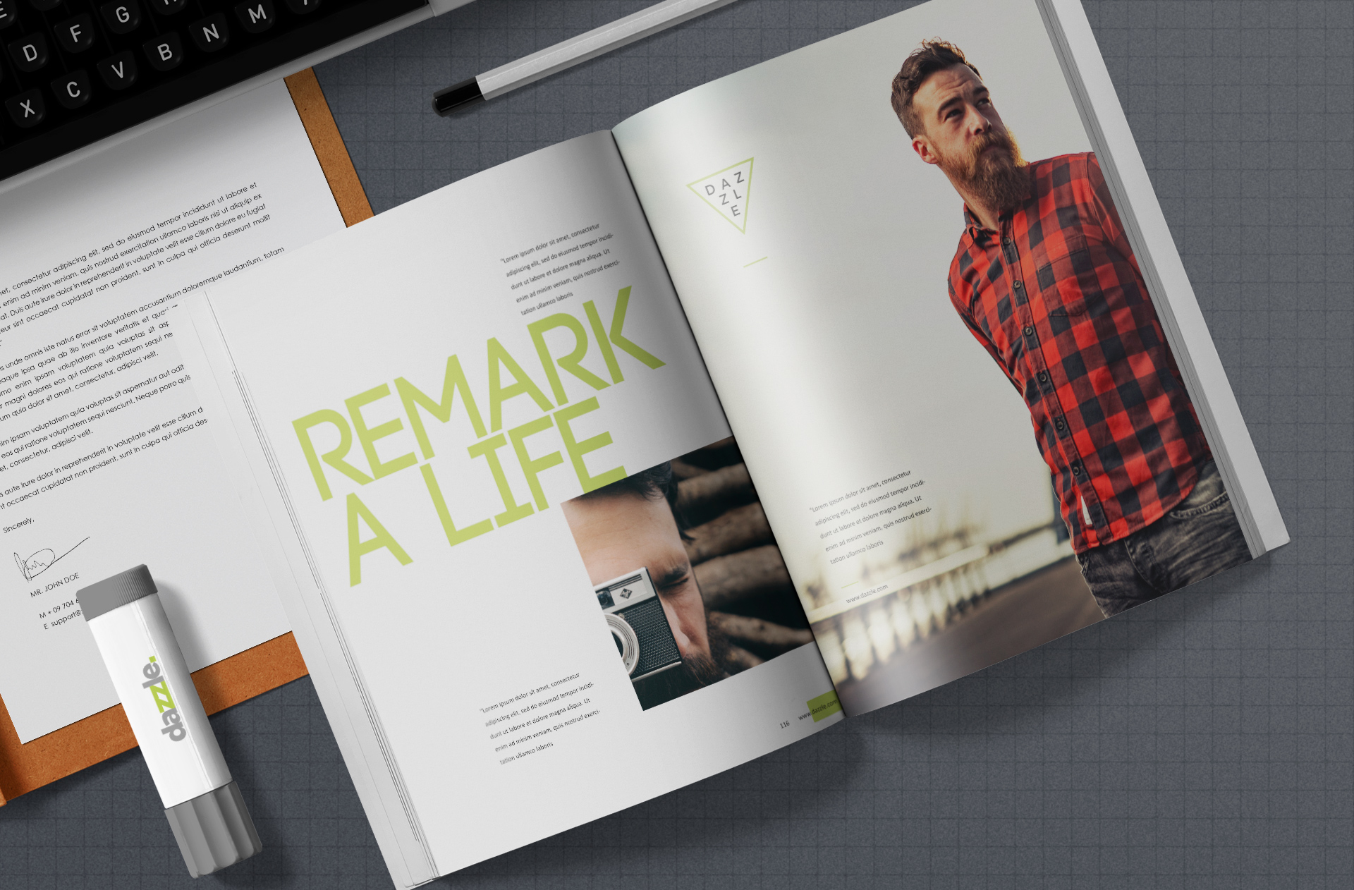 branding magazine mockup