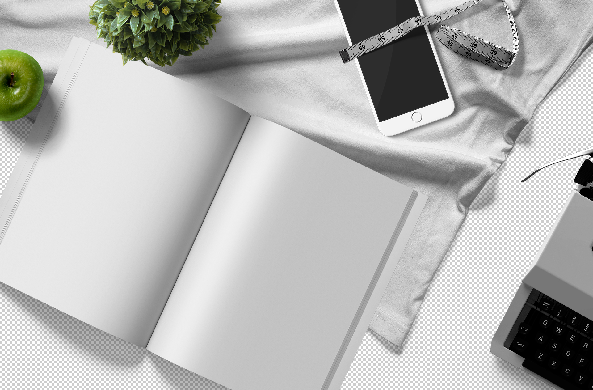 advertising magazine mockup