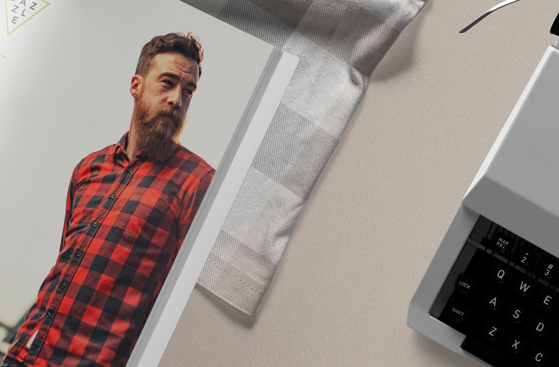 advertising magazine mockup