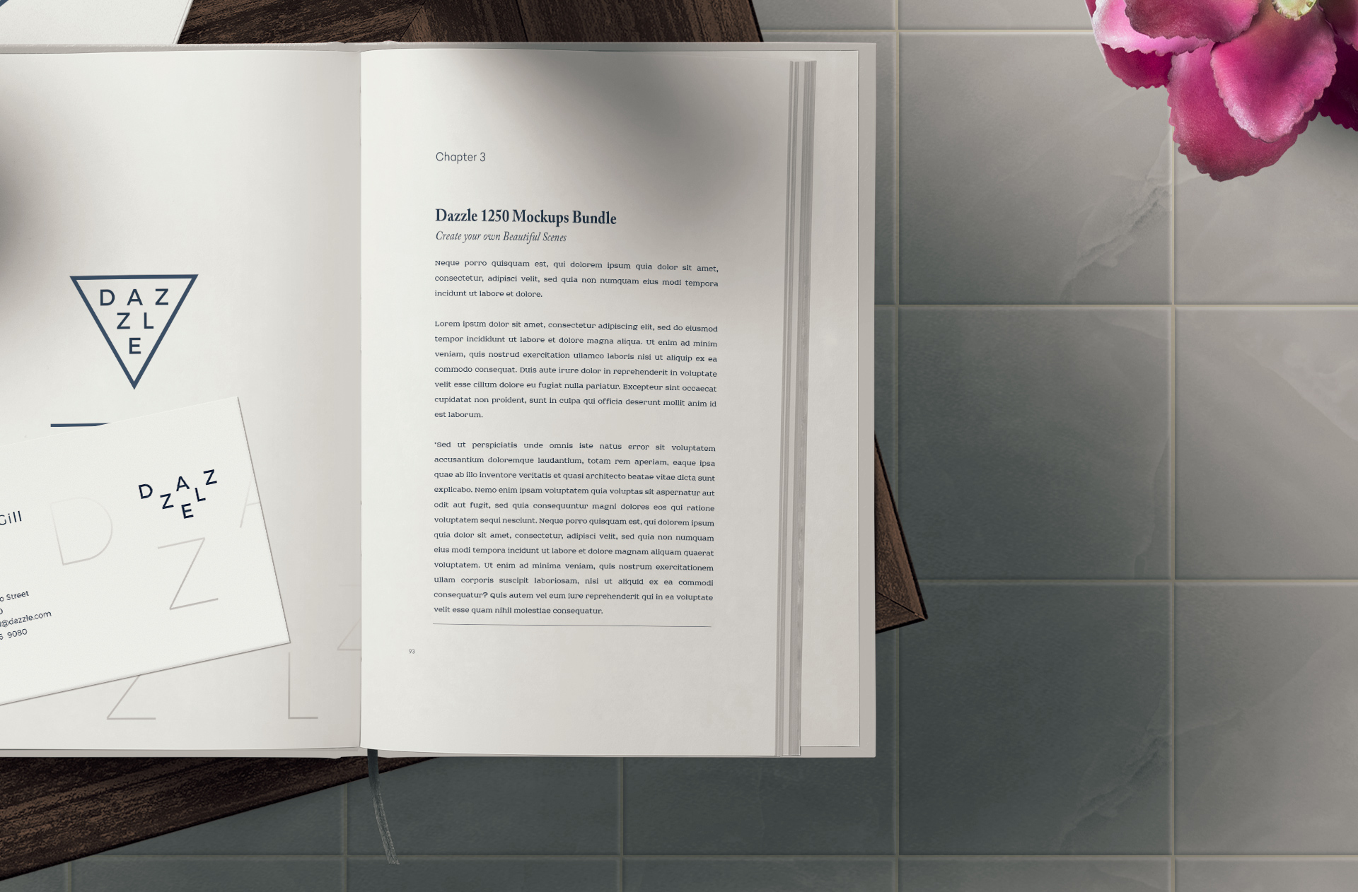 book mockup