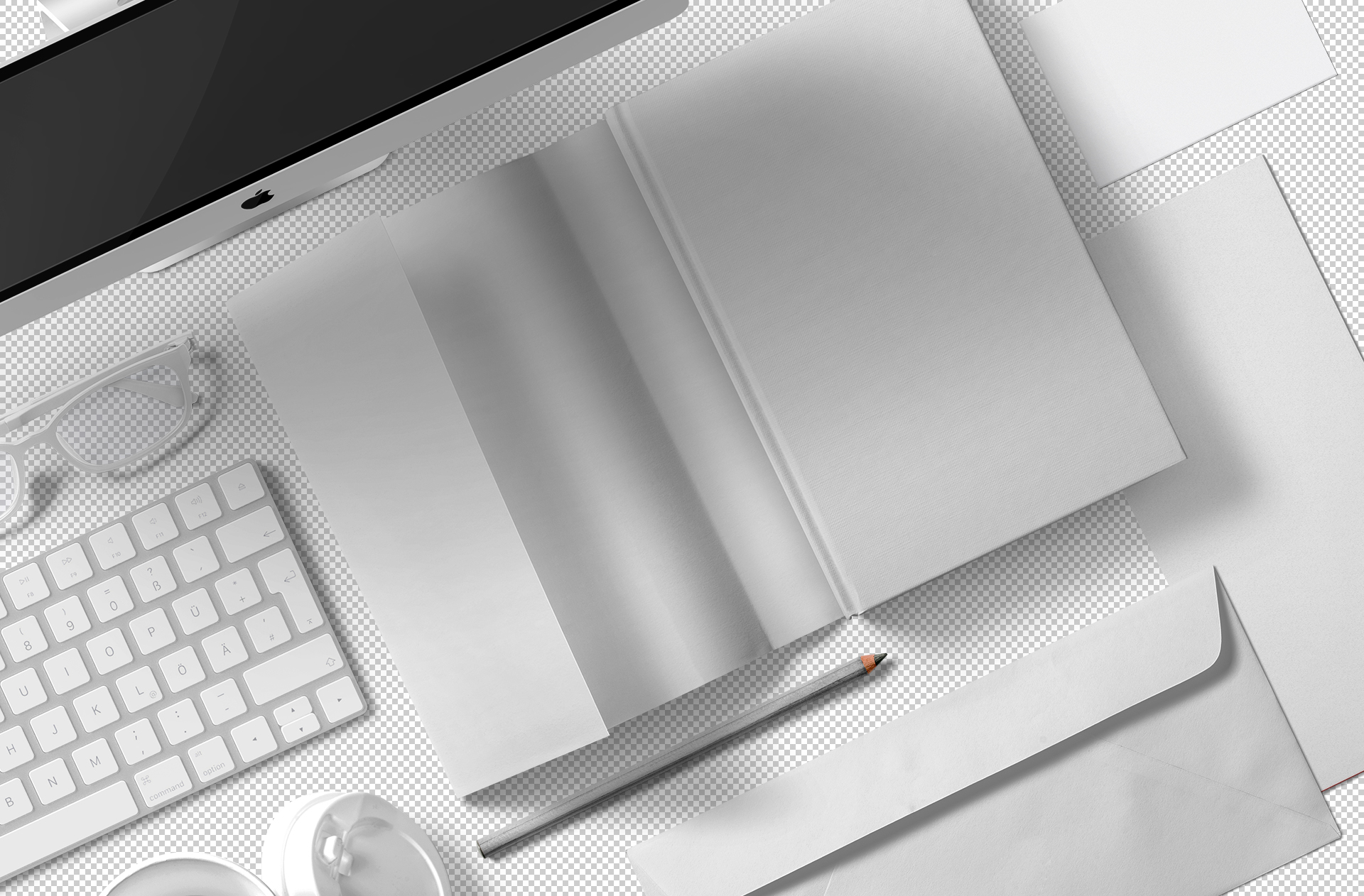 book design mockup
