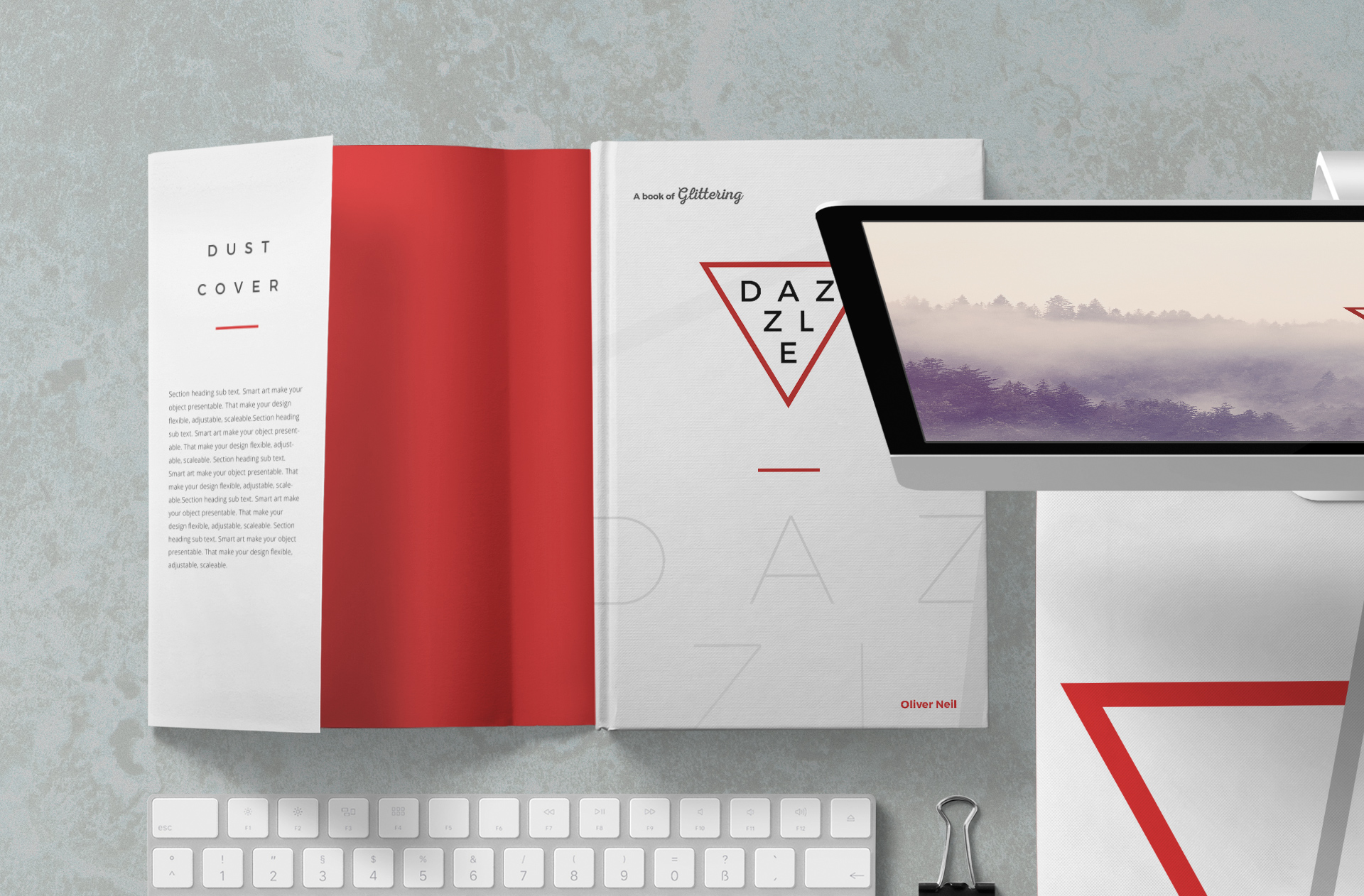 book branding mockup