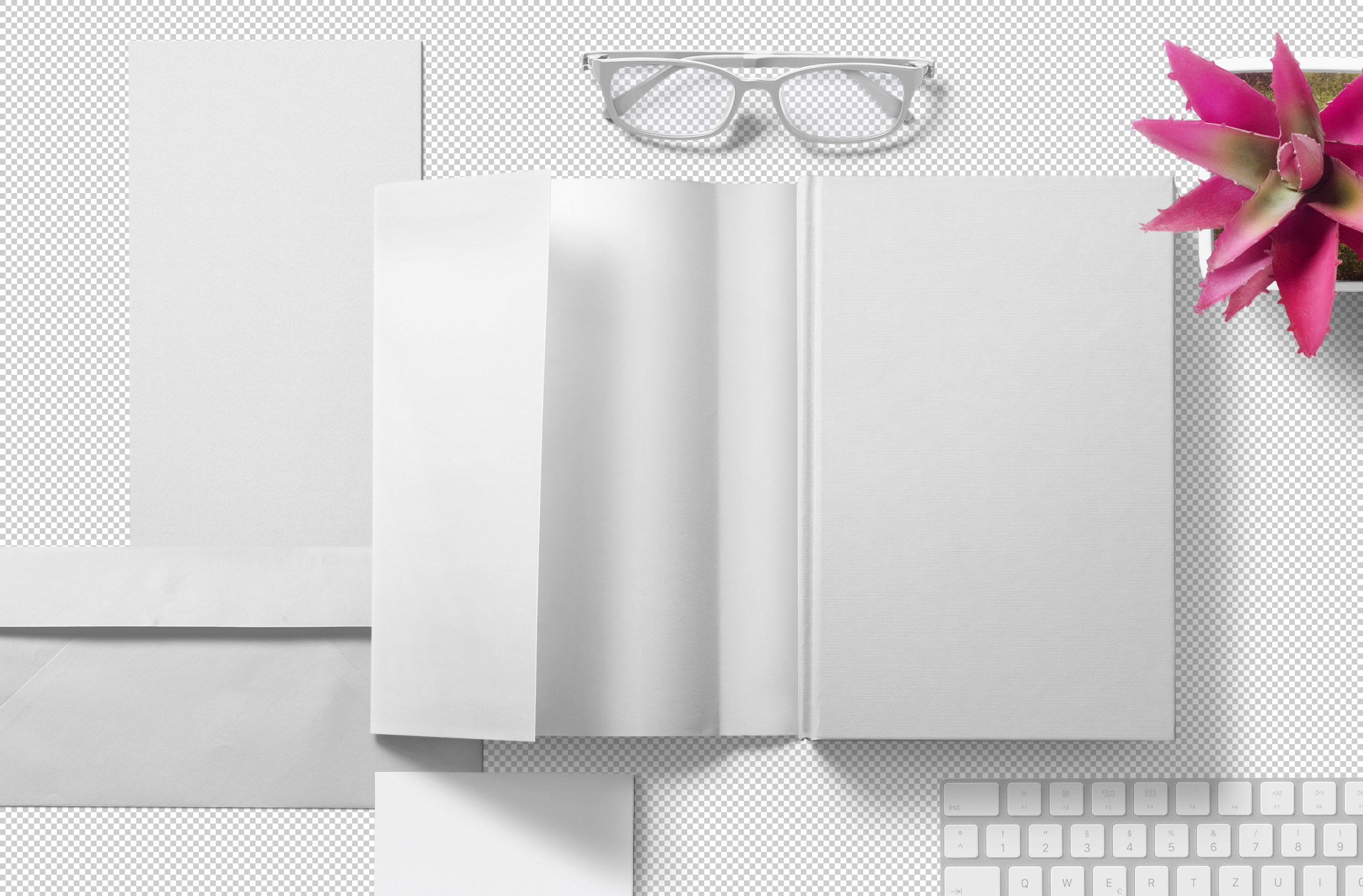 book layout mockup