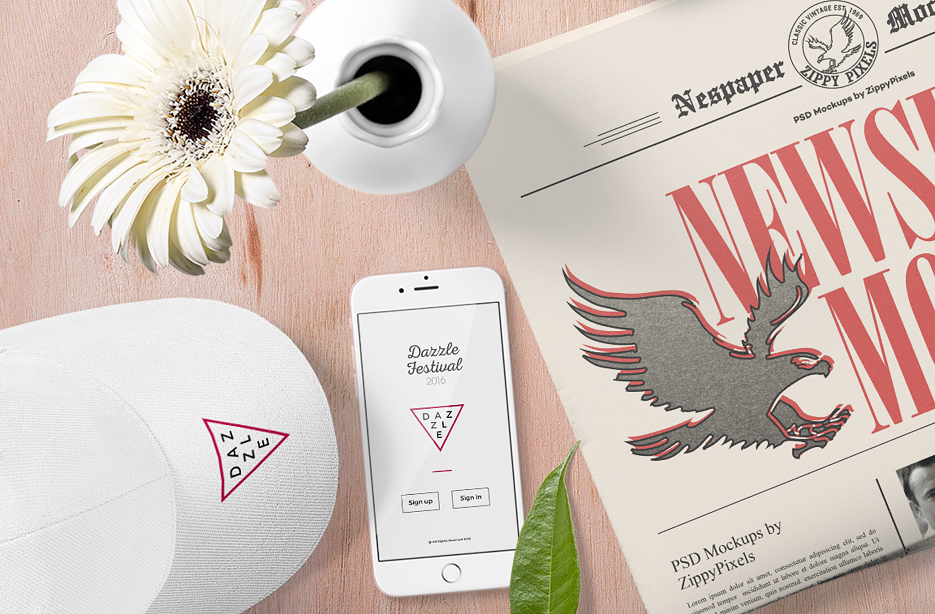 advertising design mockup