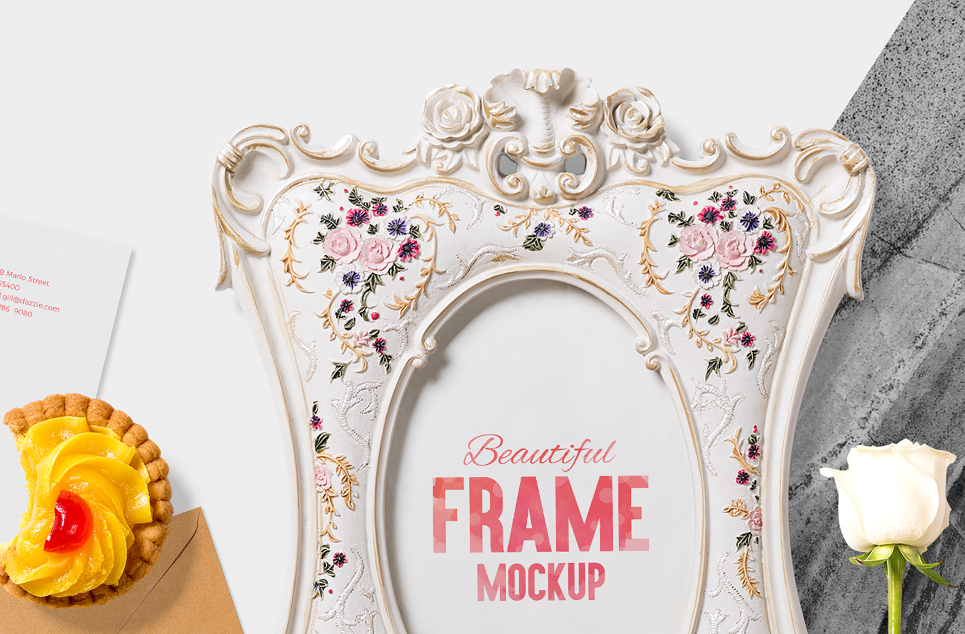 antique frame mockup