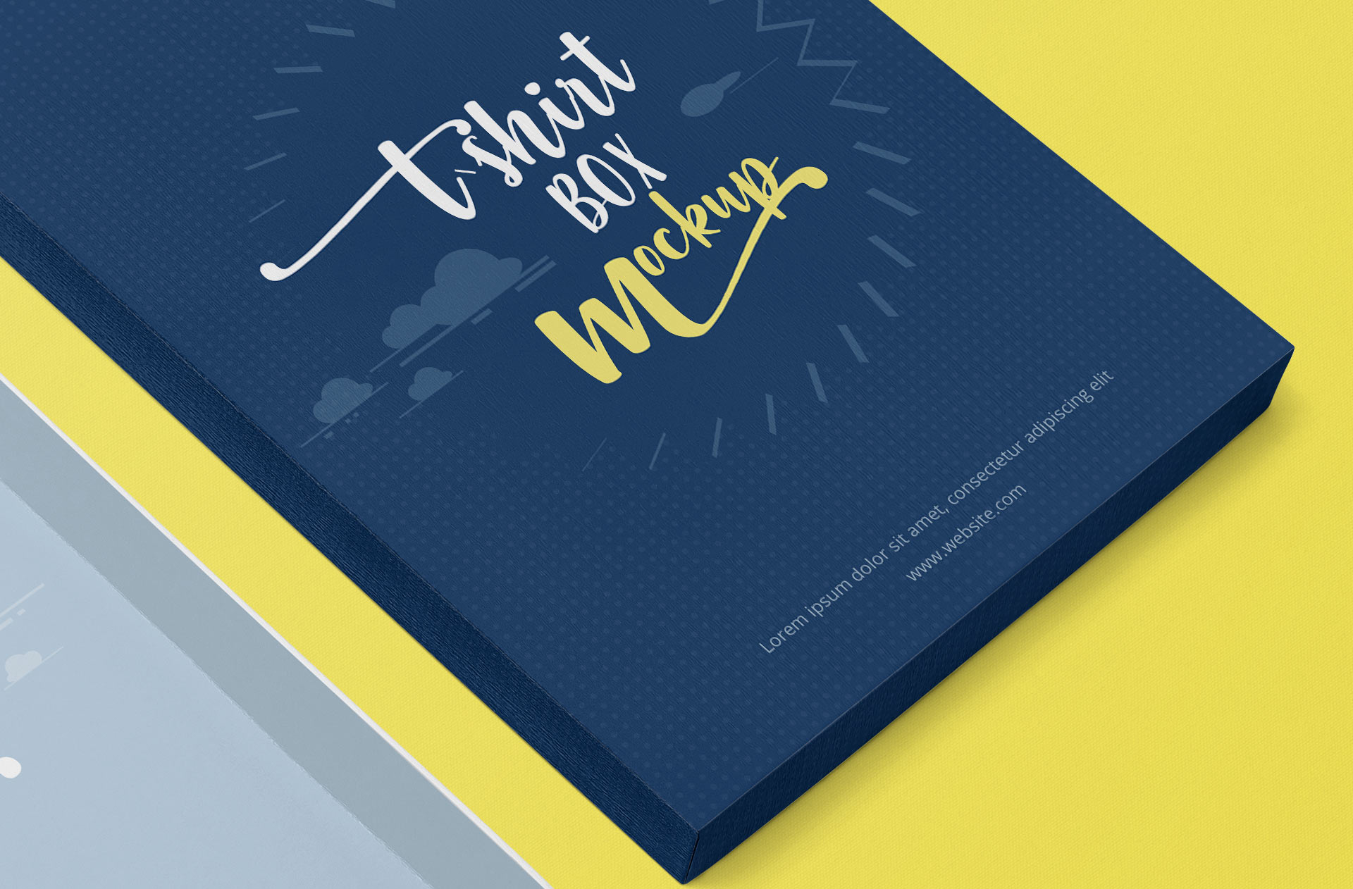 clothing packaging mockup