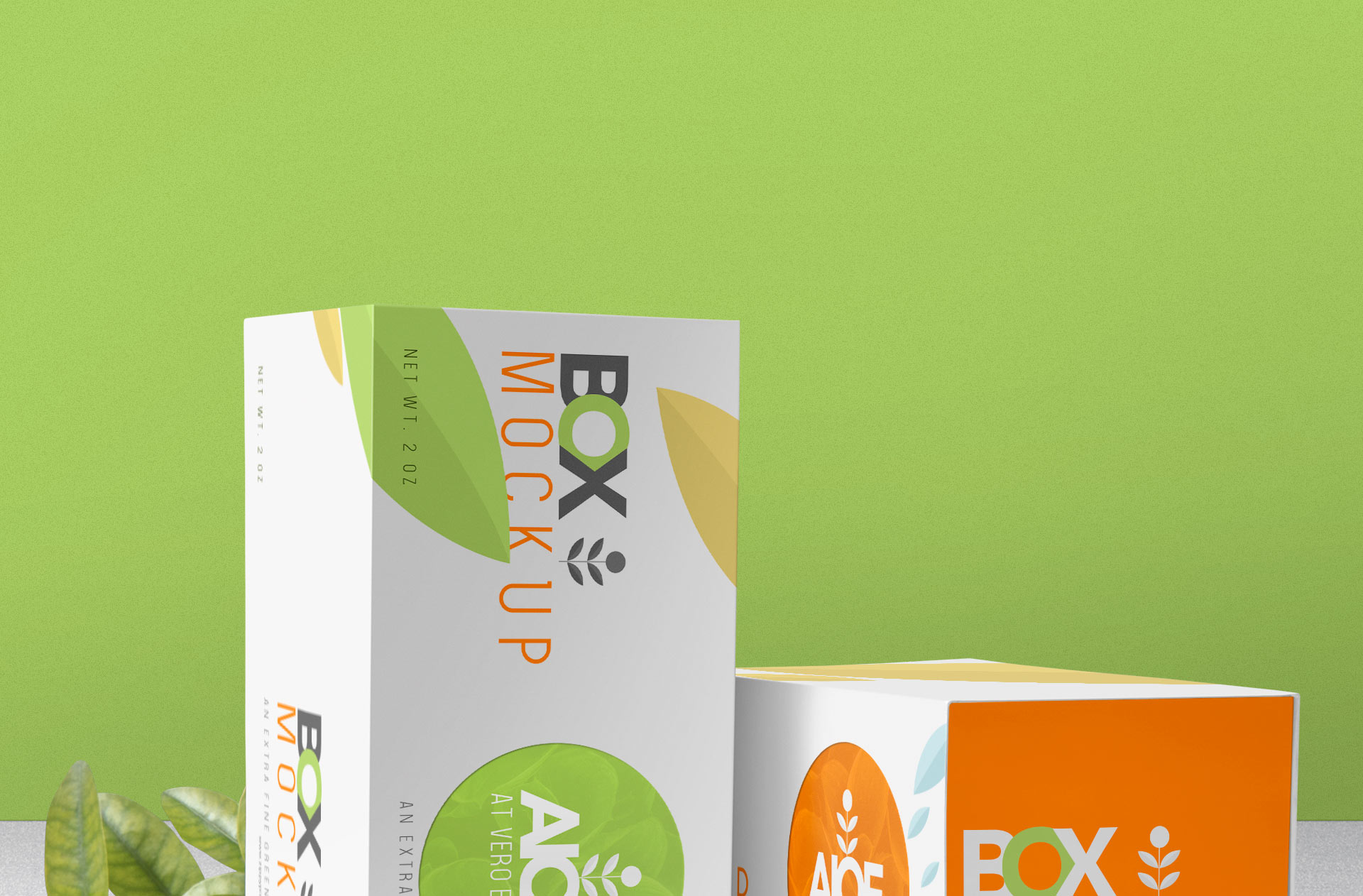 beverage box mockup